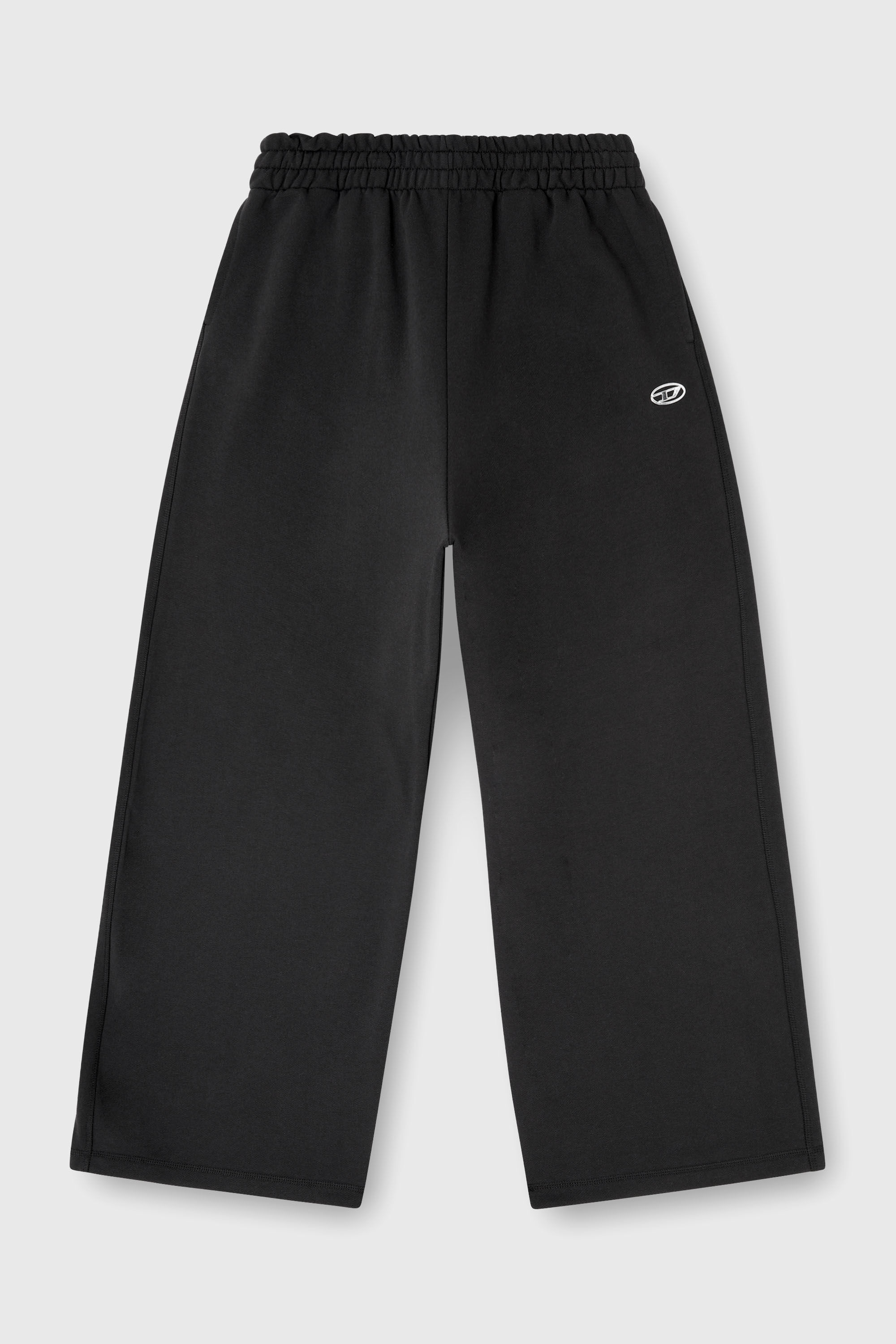Diesel - P-ZENIA-OD, Woman's Loose track pants with elastic waistband in Black - 2