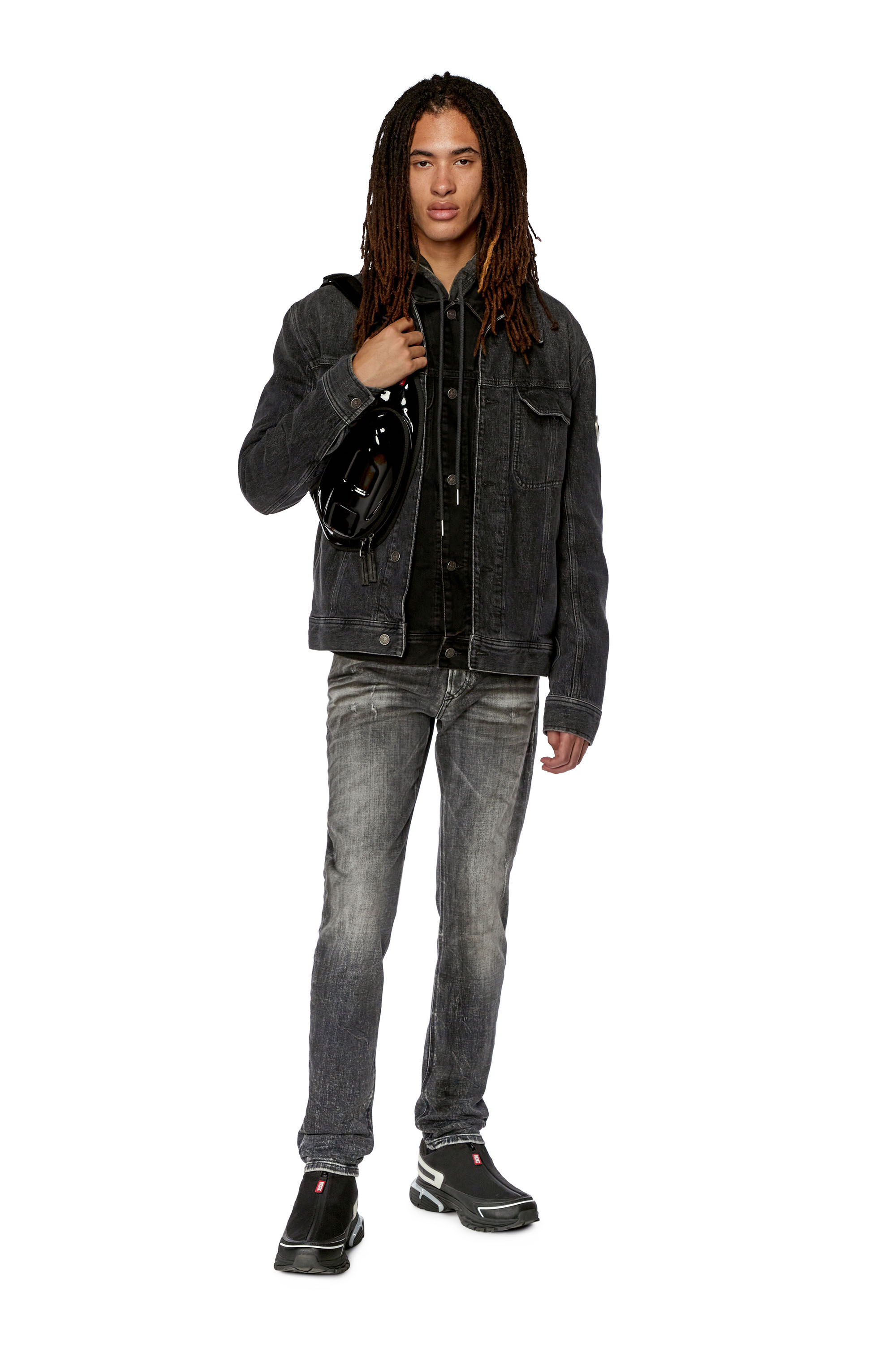 Diesel - Skinny Jeans 1979 Sleenker 09G86, Black/Dark grey - Image 1