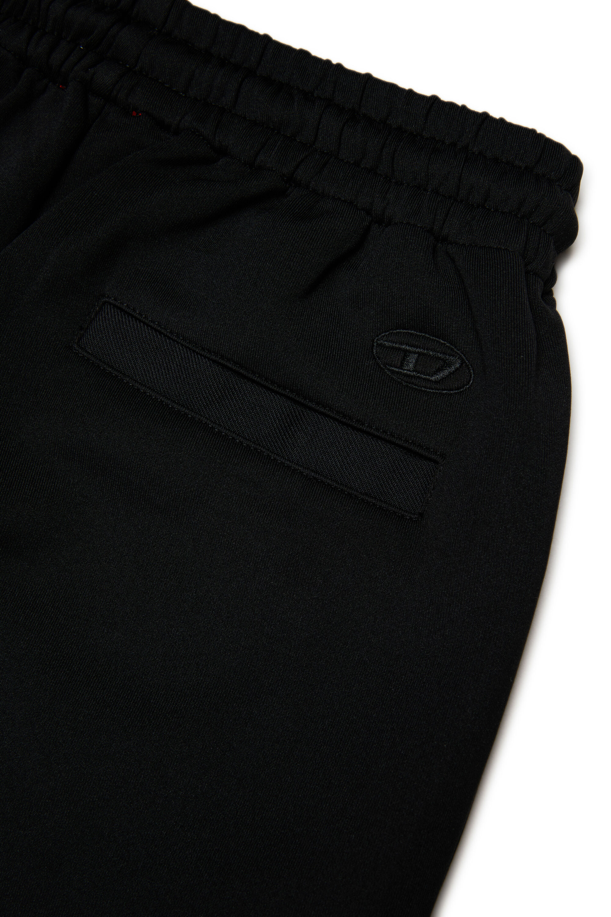 Diesel - PREBON, Man's Sweatpants in wool-blend fabric in Black - 4