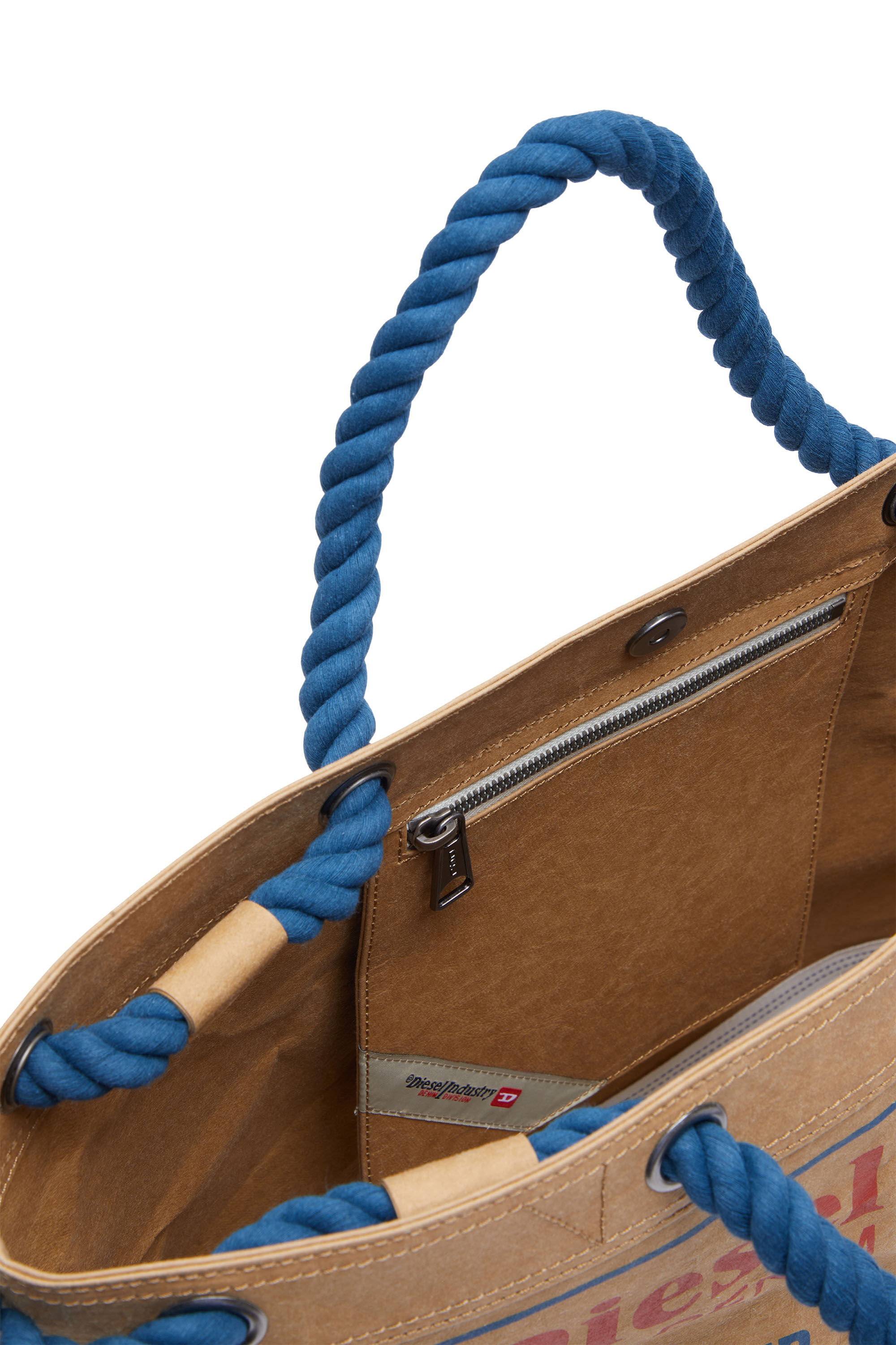 Diesel - JACKRON TOTE L X, Beige/Blue - Image 2