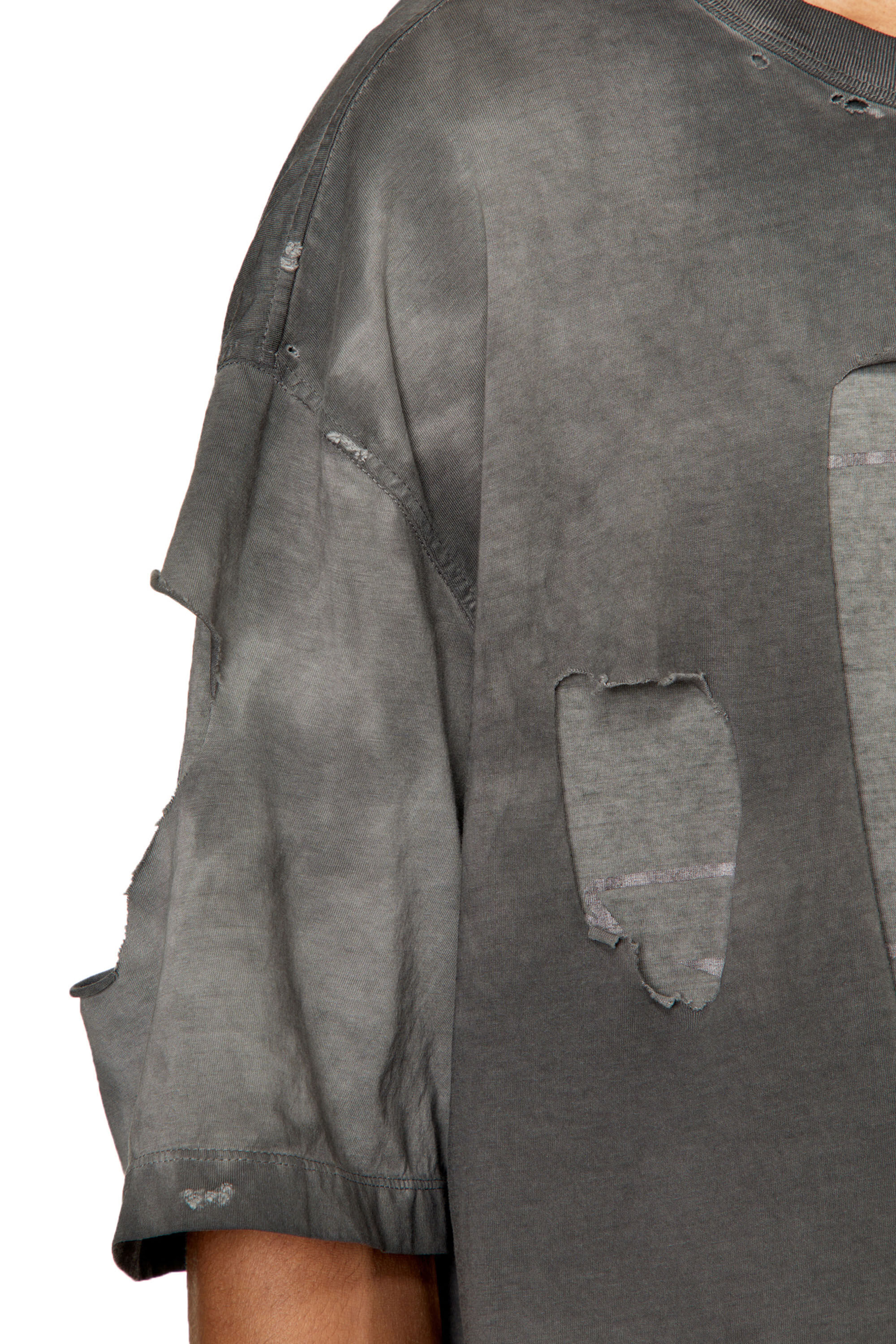Diesel - T-ASHY, Dark grey - Image 6
