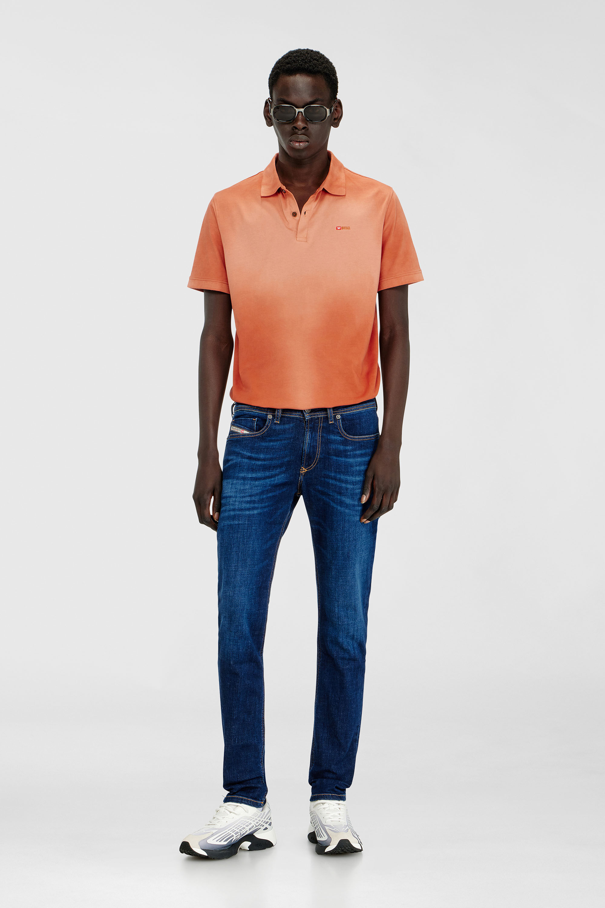 Diesel - Man's Skinny Jeans 1979 Sleenker 09J17, Dark Blue - 2