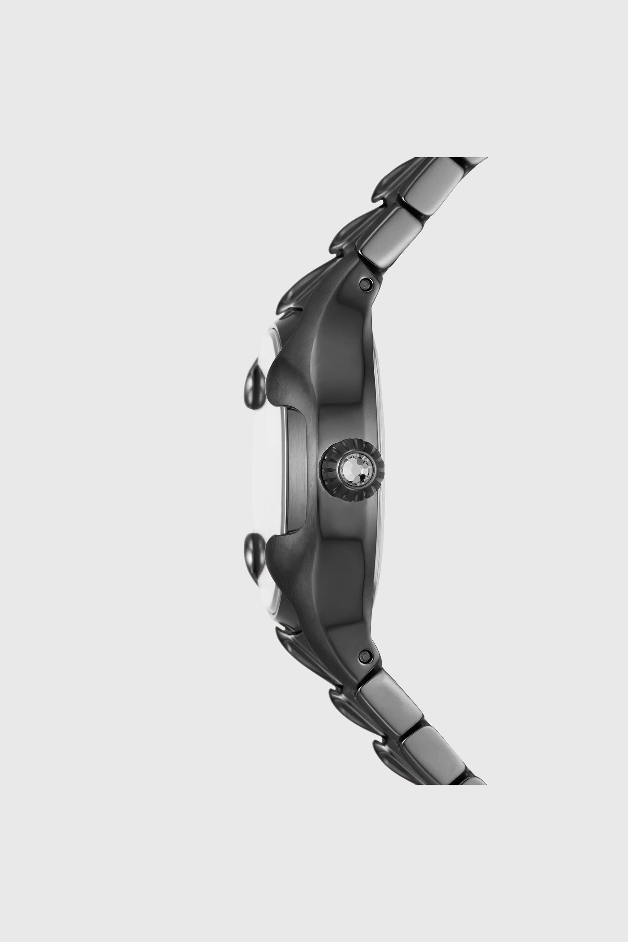 Diesel - DZ5603, Woman's Vert three-hand gunmetal stainless steel watch in Dark grey - 3