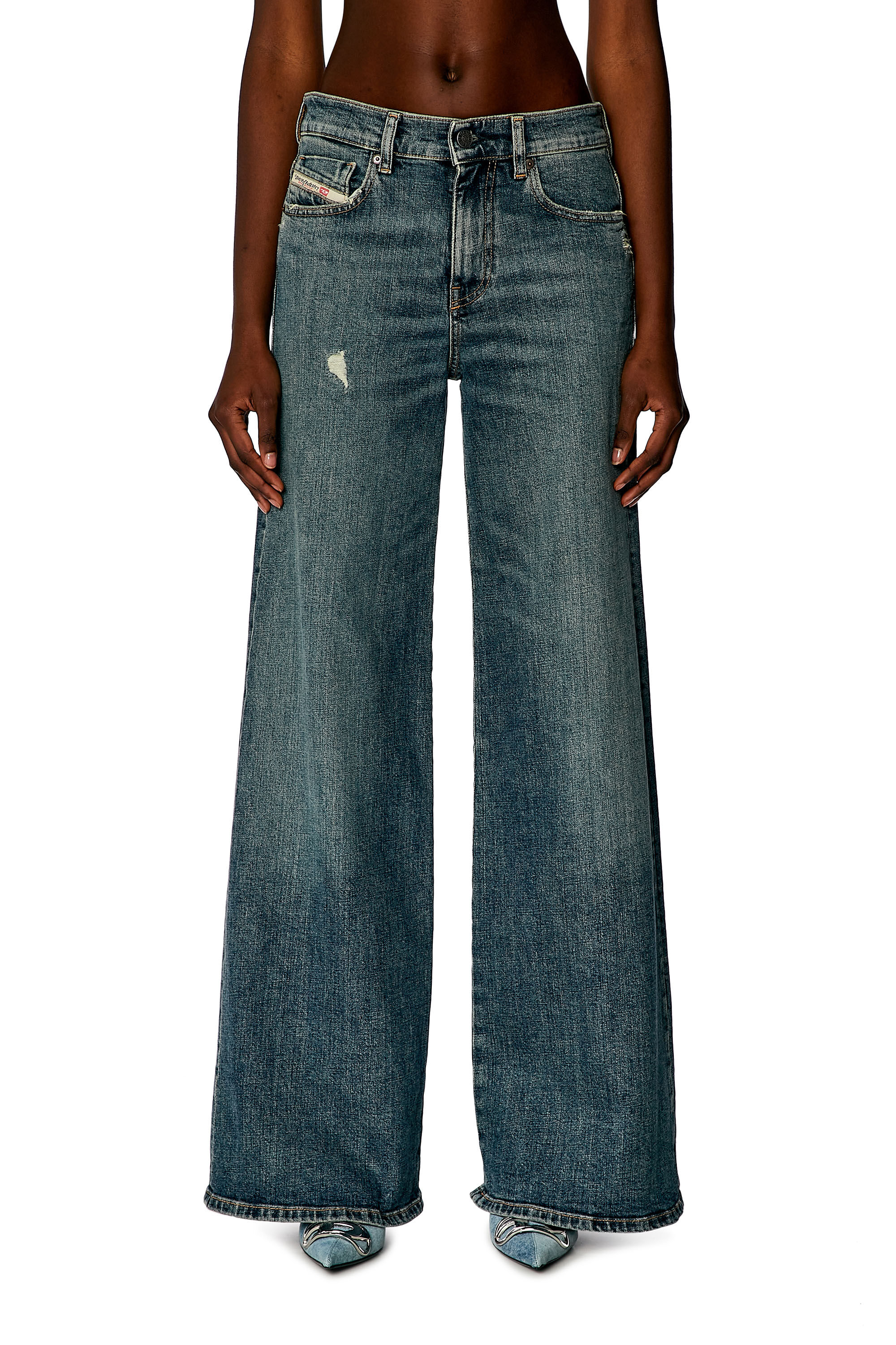 Diesel - Bootcut and Flare Jeans 1978 D-Akemi 0DQAC, Medium blue - Image 3