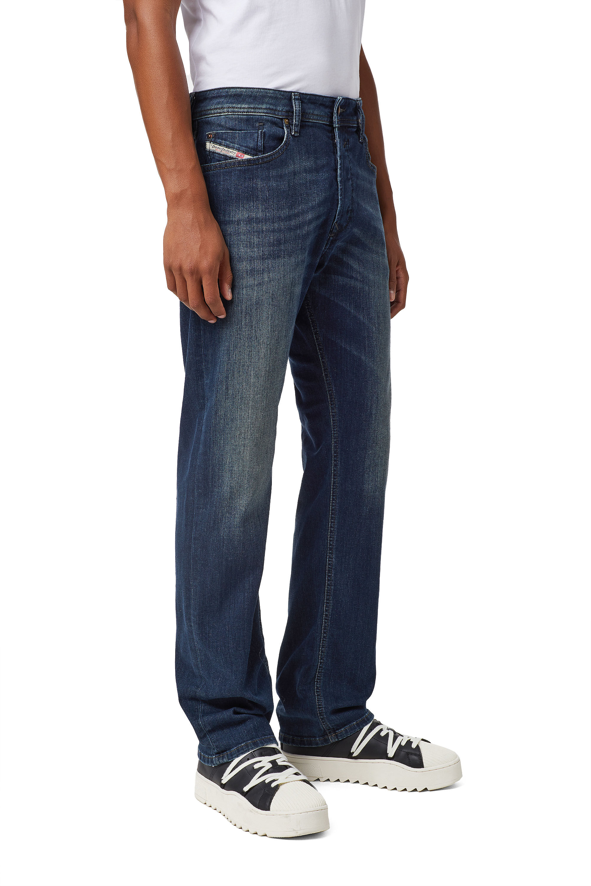 Waykee 0814W Men: Straight Dark blue Jeans | Diesel