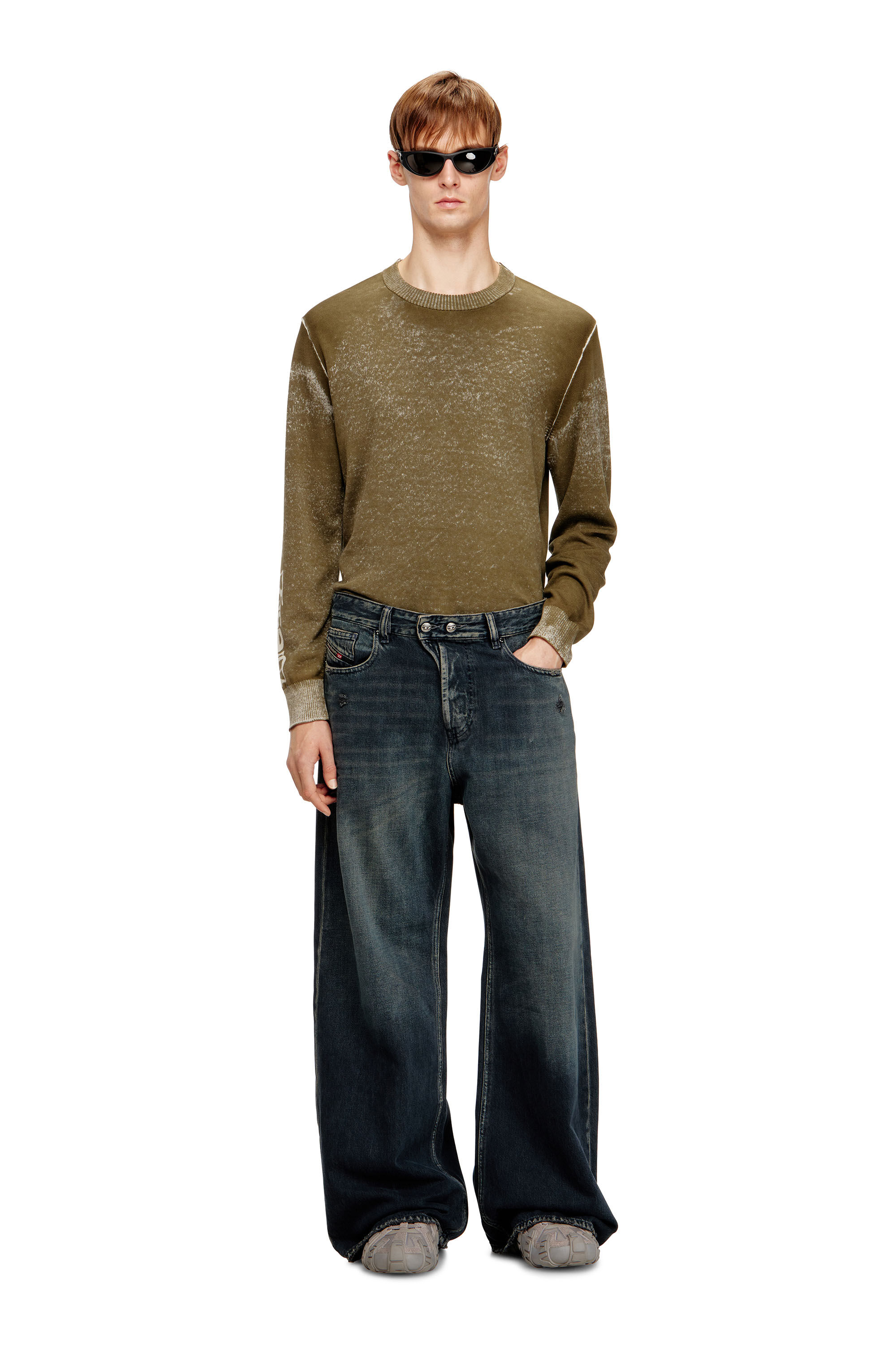 Diesel - Unisex's Relaxed Jeans 1996 D-Sire 09N67, Dark Blue - 5