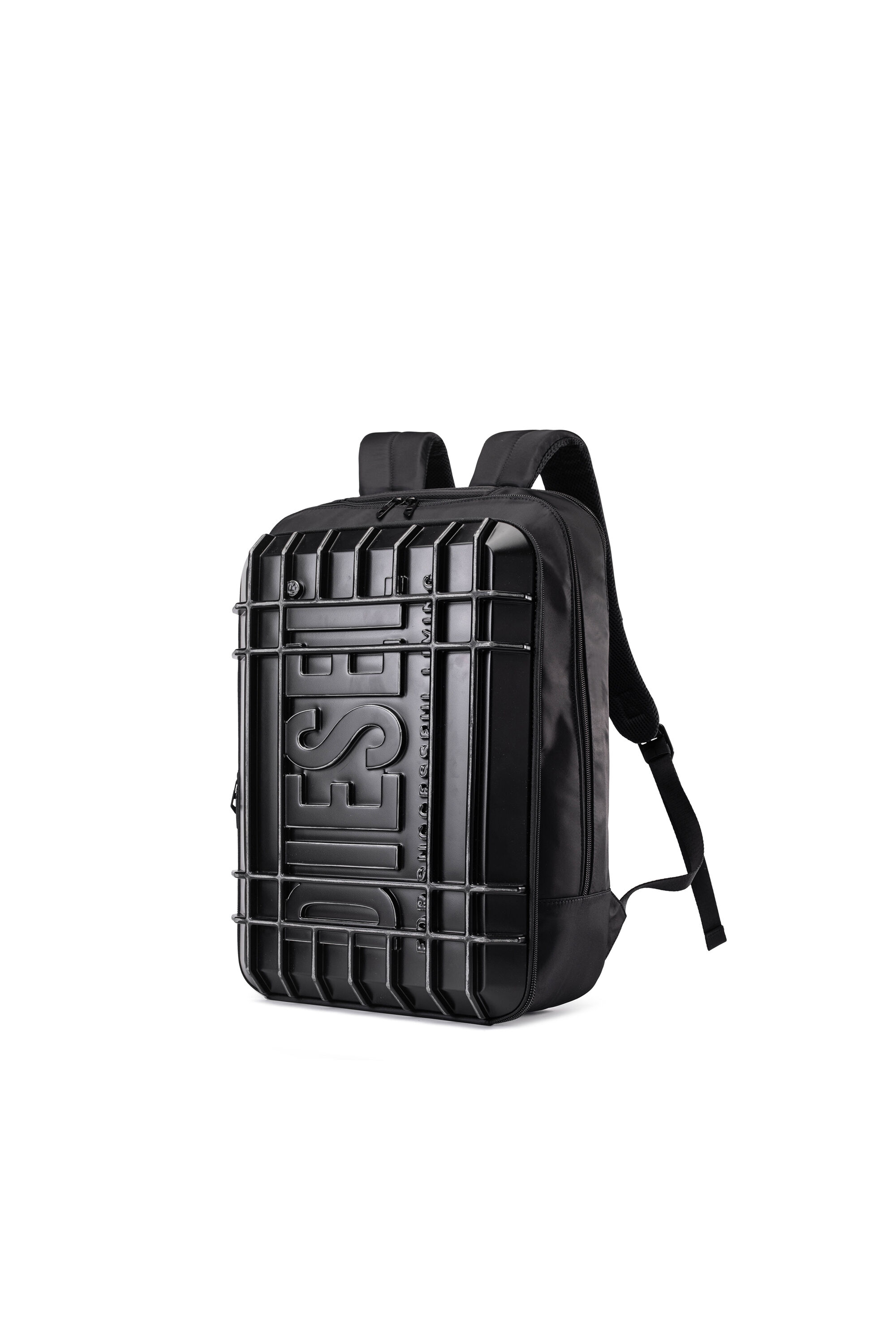 Diesel - DIESEL PC STRONG IMAGE BACKPACK- DSB005, Unisex's Rugged travel backpack in Black - 3