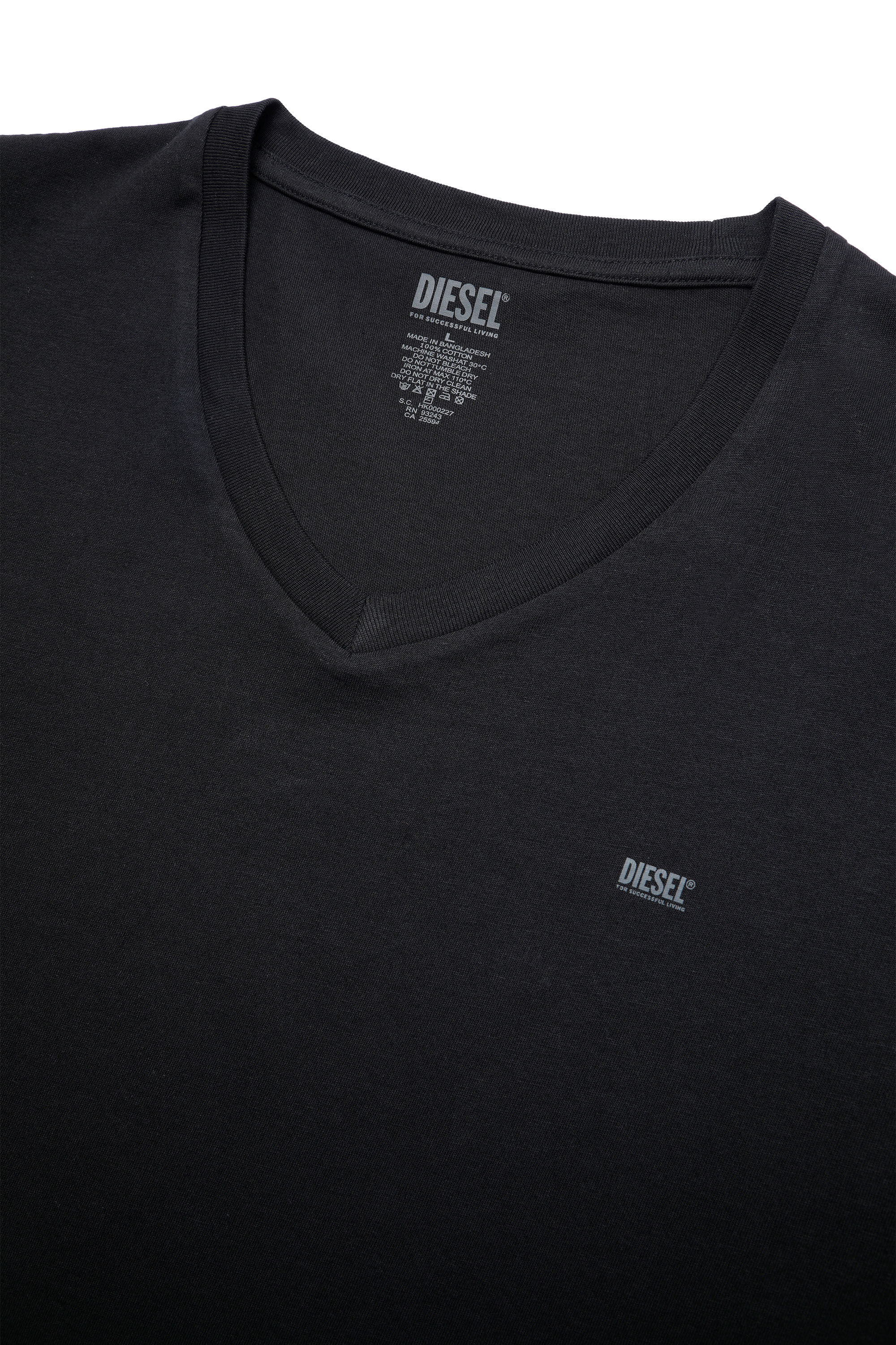 Diesel - UMTEE-MICHAEL-TUBE-TWOPACK, Black/Grey - Image 4