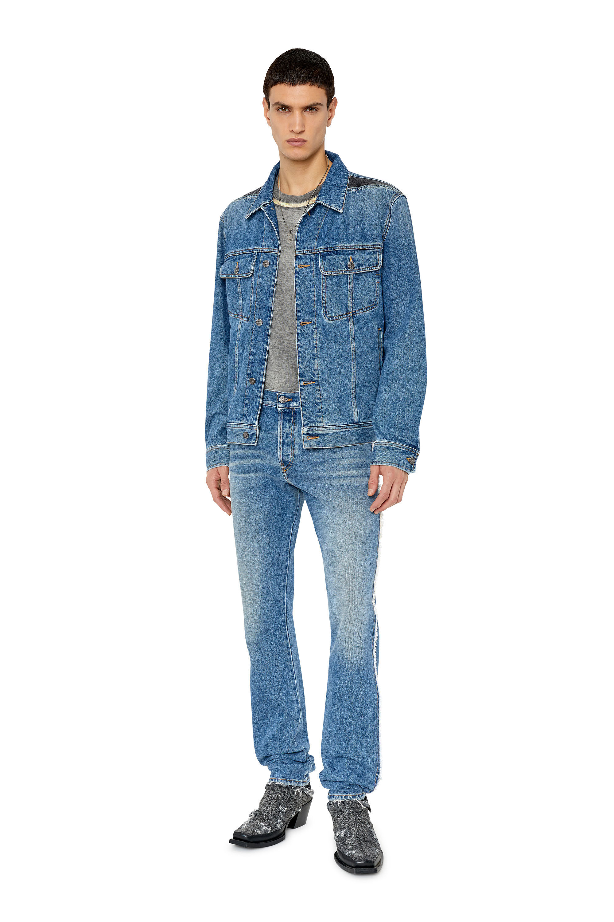 Diesel - 1995 D-Sark 09F20 Straight Jeans, Medium blue - Image 1