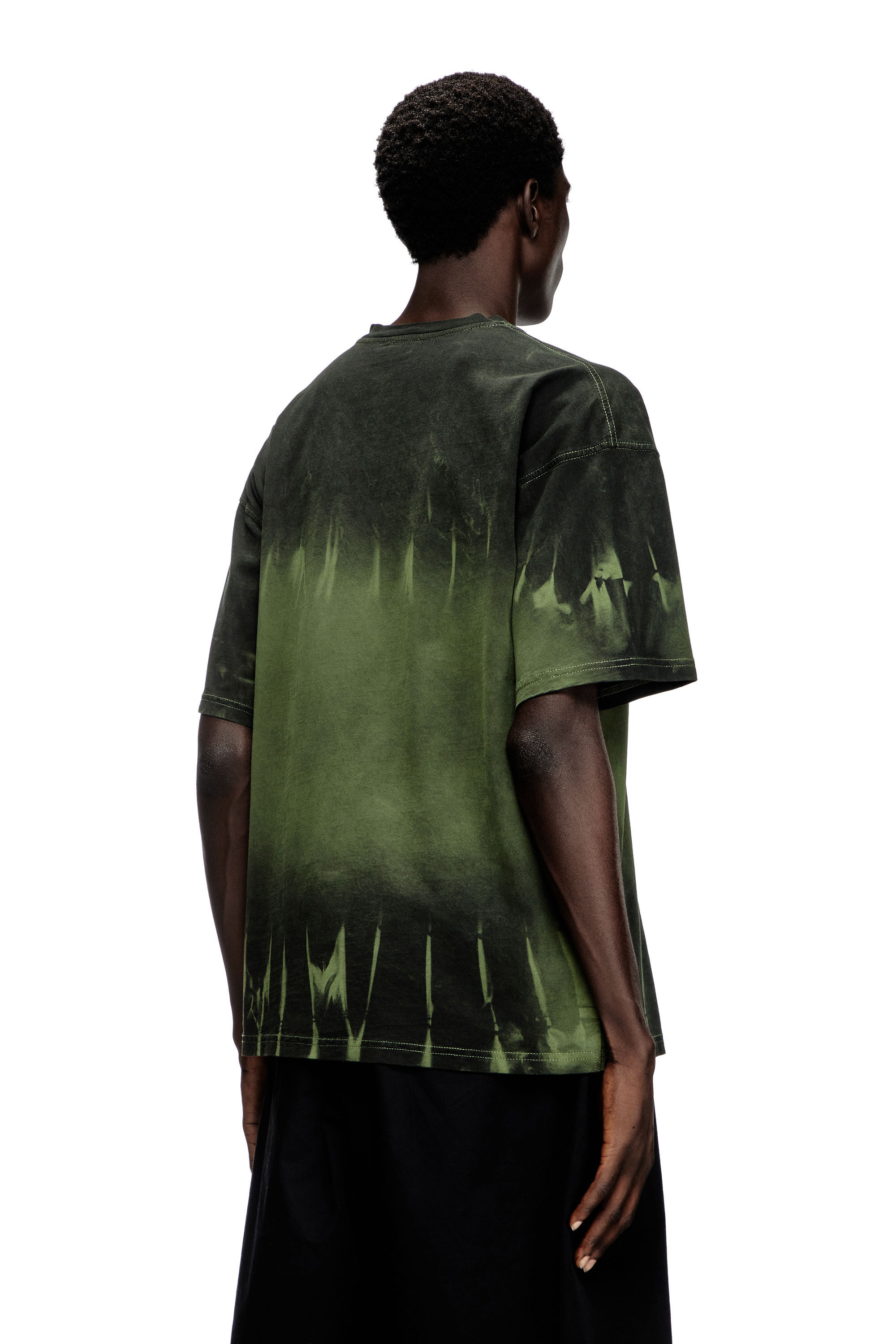 Tシャツ・カットソー VYNER ARTICKLES 0A03 GRADIENT PRINT T-SHIRT DARK GREEN VYNER ARTICKLES ヴァイナー アーティクルズ GRADIENT PRINT T