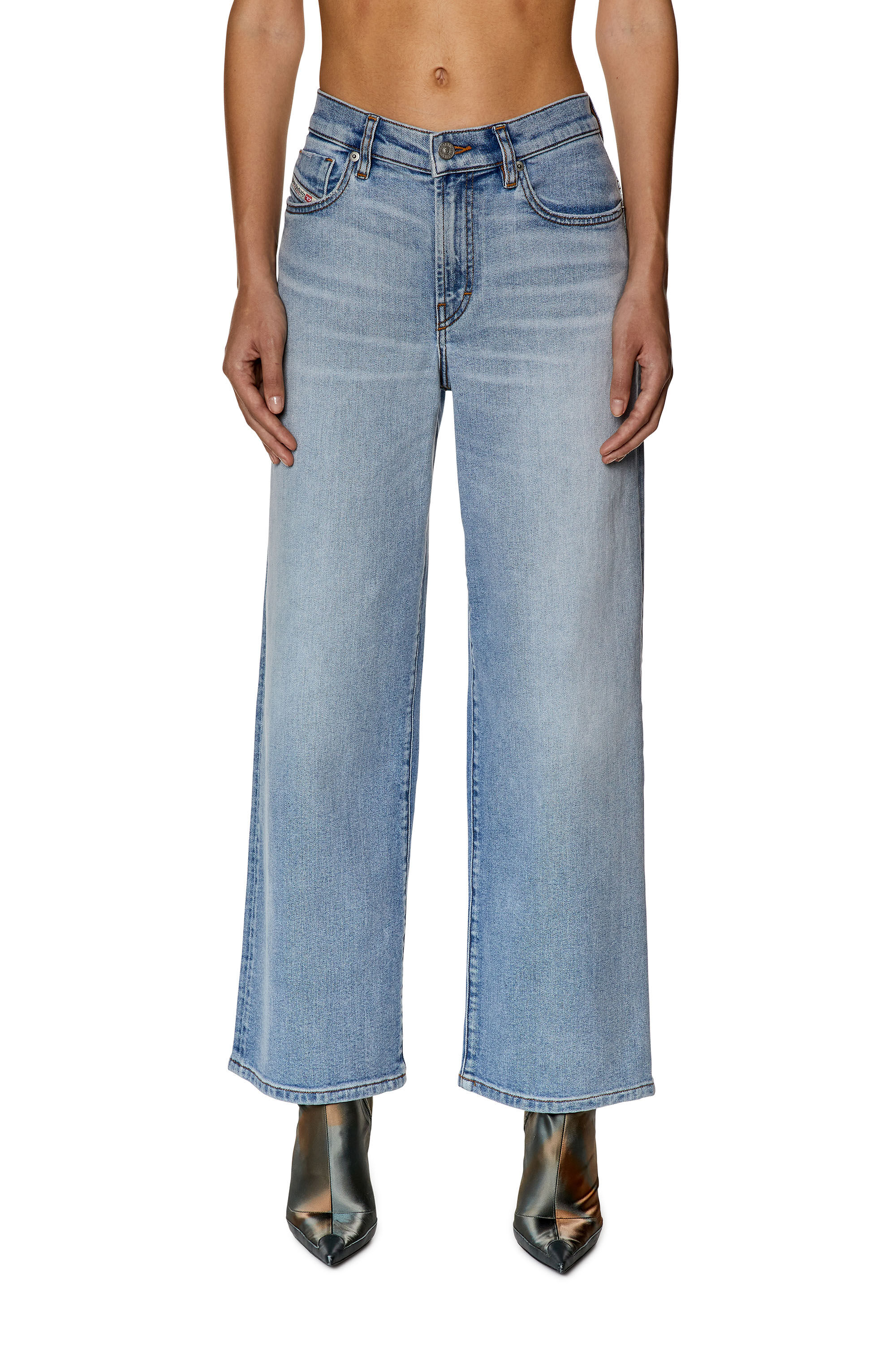 Diesel - Bootcut and Flare Jeans 2000 Widee 0AJAT, Light Blue - Image 3