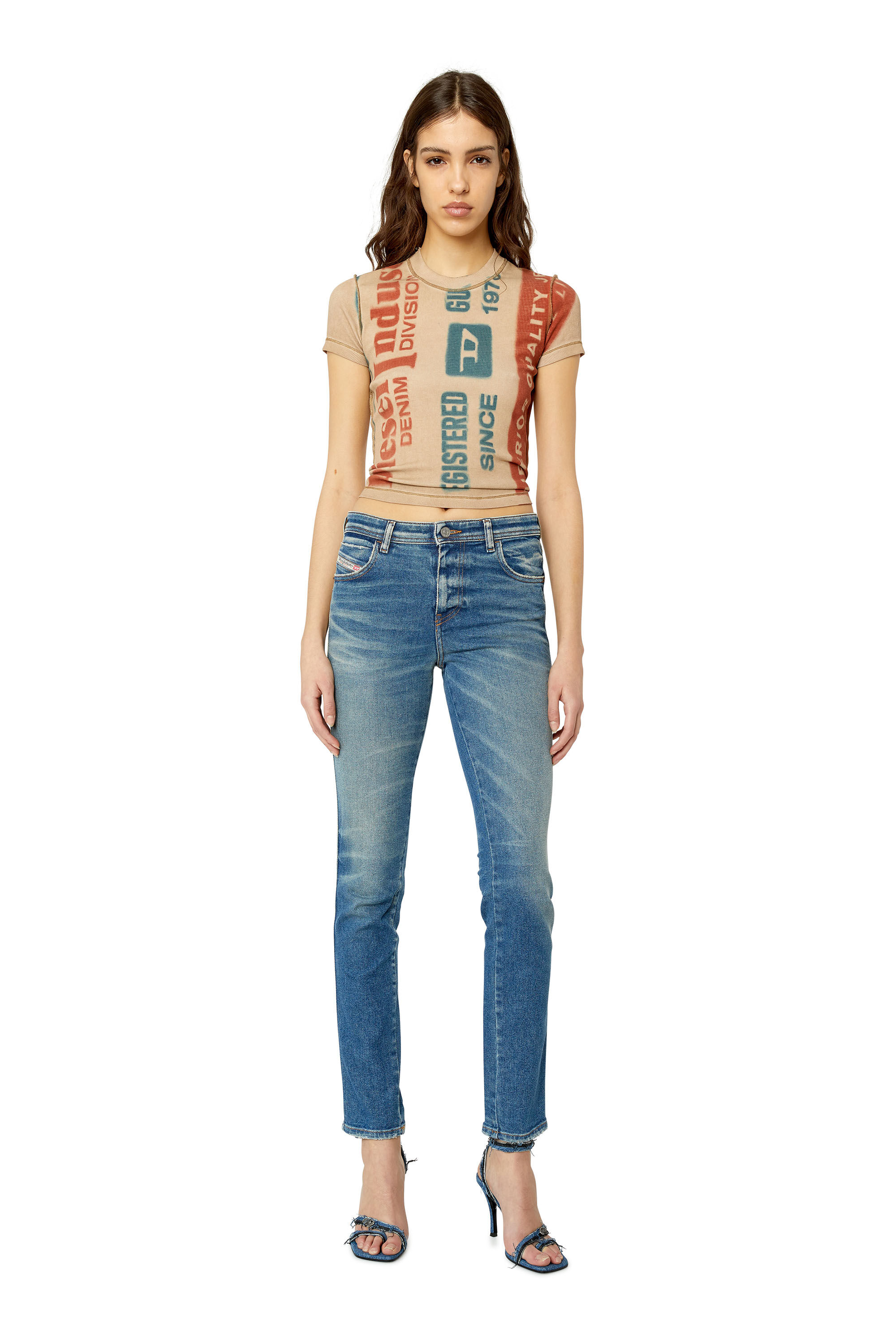 Diesel - Skinny Jeans 2015 Babhila 09E88, Medium blue - Image 1