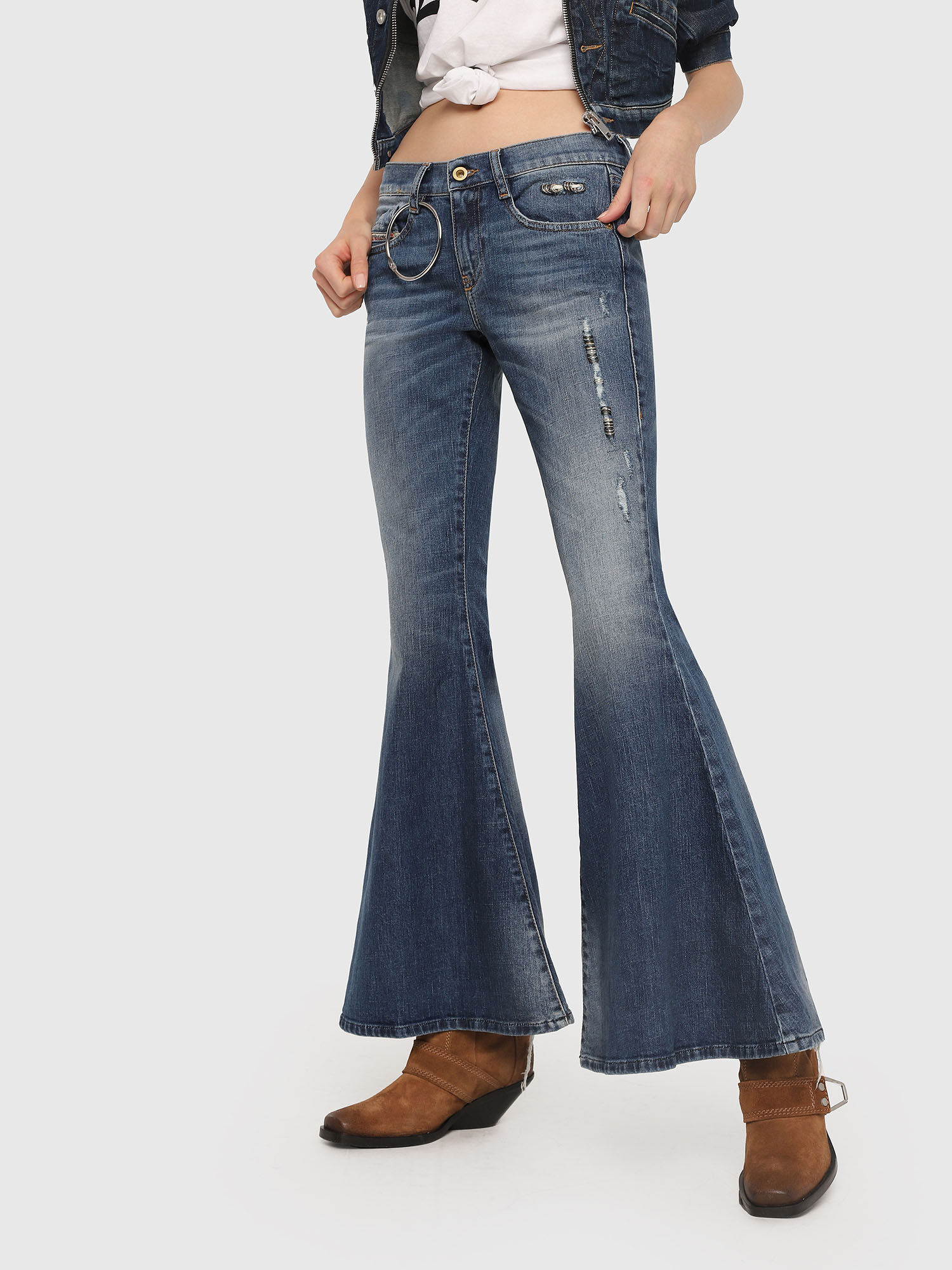 diesel flare jeans womens