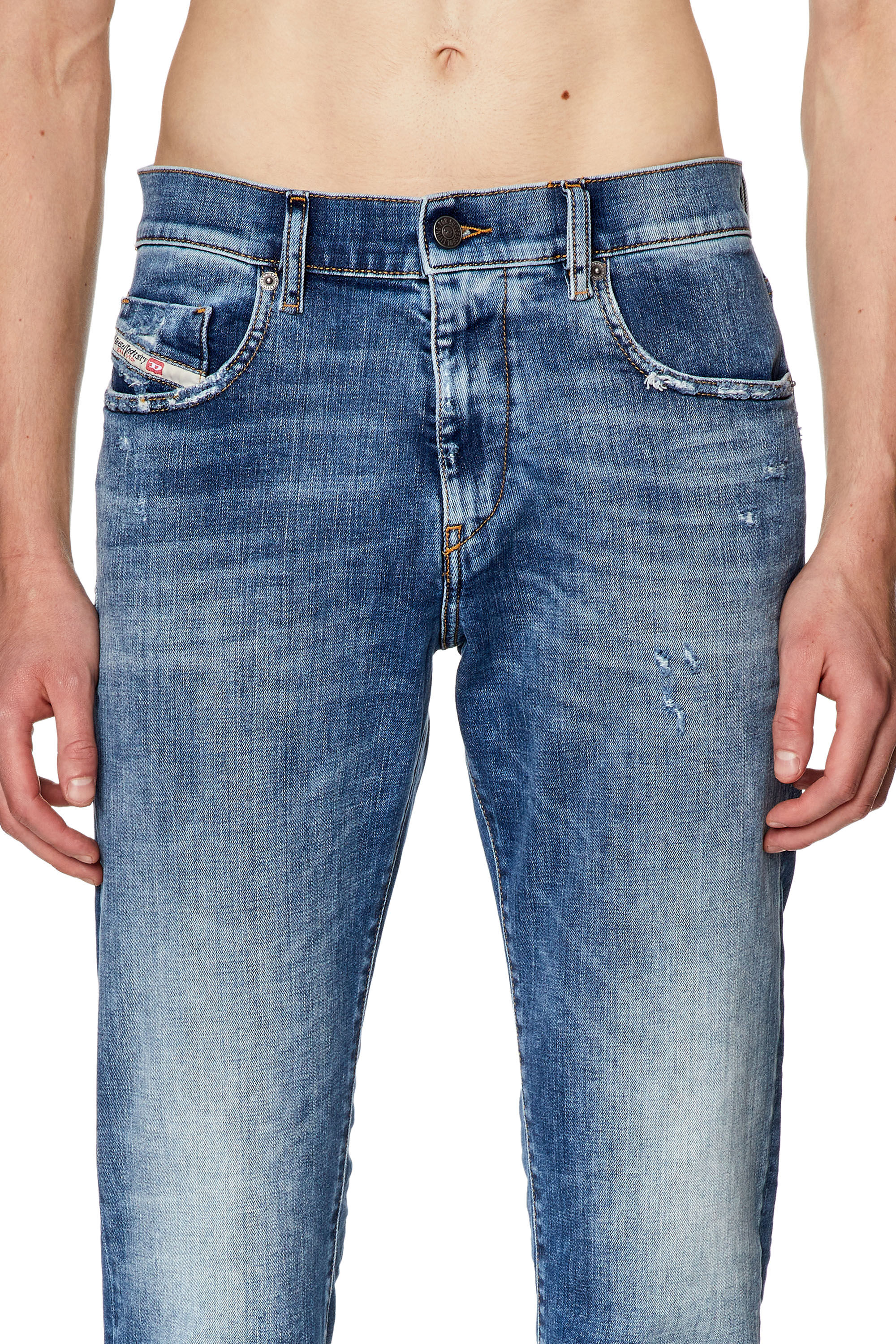 Diesel - Slim Jeans 2019 D-Strukt 09G32, Medium blue - Image 5