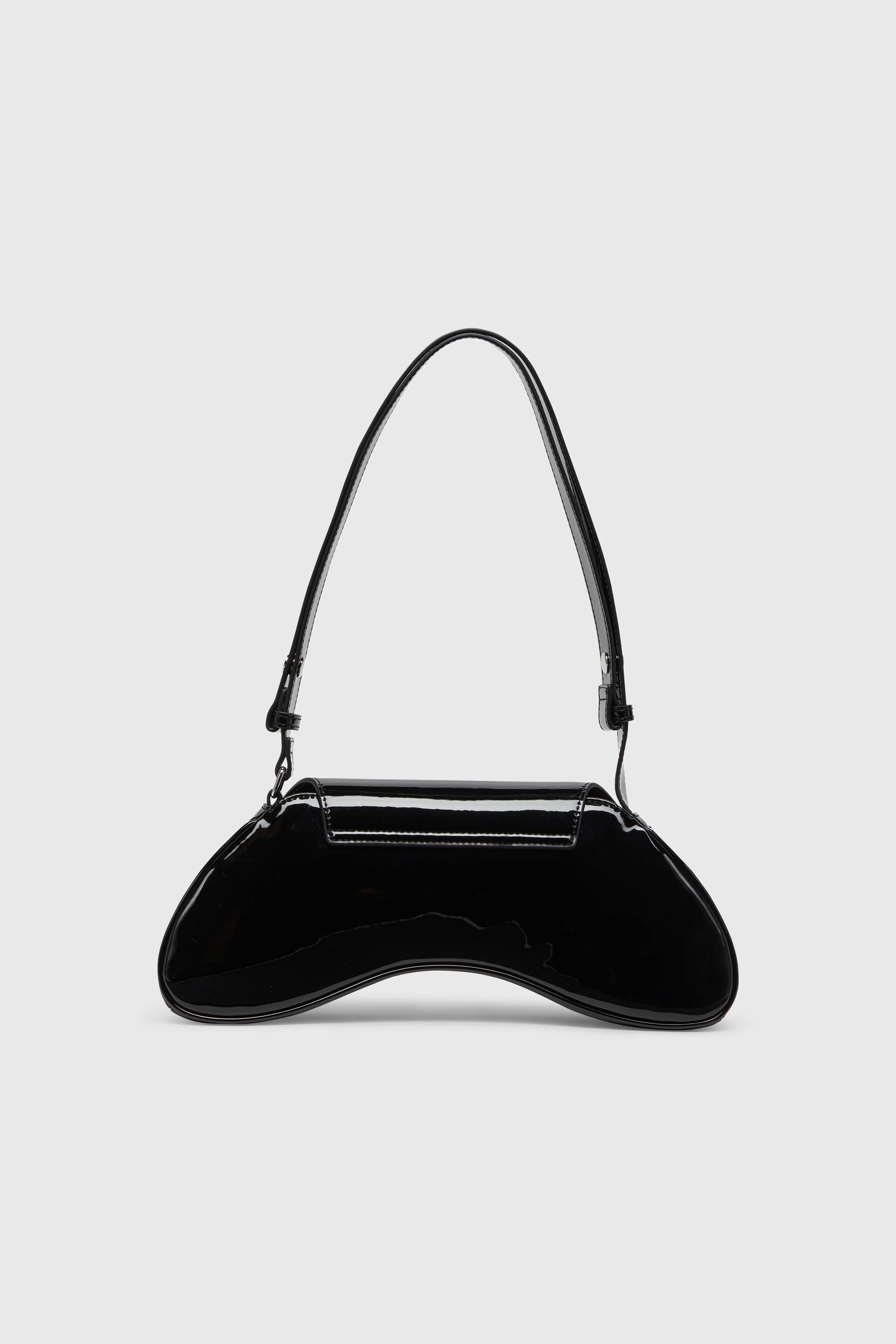 Diesel - PLAY CROSSBODY, Woman's Play-Glossy crossbody bag in Black - 3