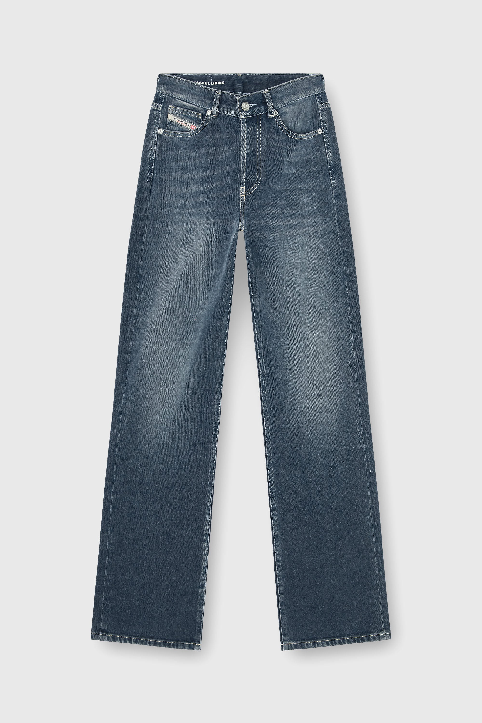 Diesel - Woman's Regular Jeans 1971 D-Sent 007EI, Dark Blue - 6