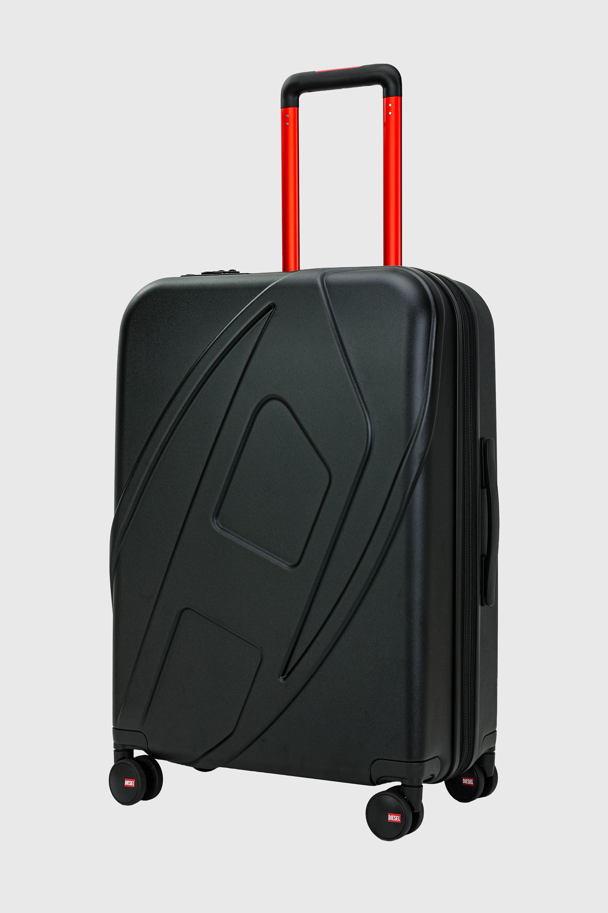 Diesel - LU0043 HARD LUGGAGE - DSL012, Unisex's Oval D suitcase size M in Black - 5