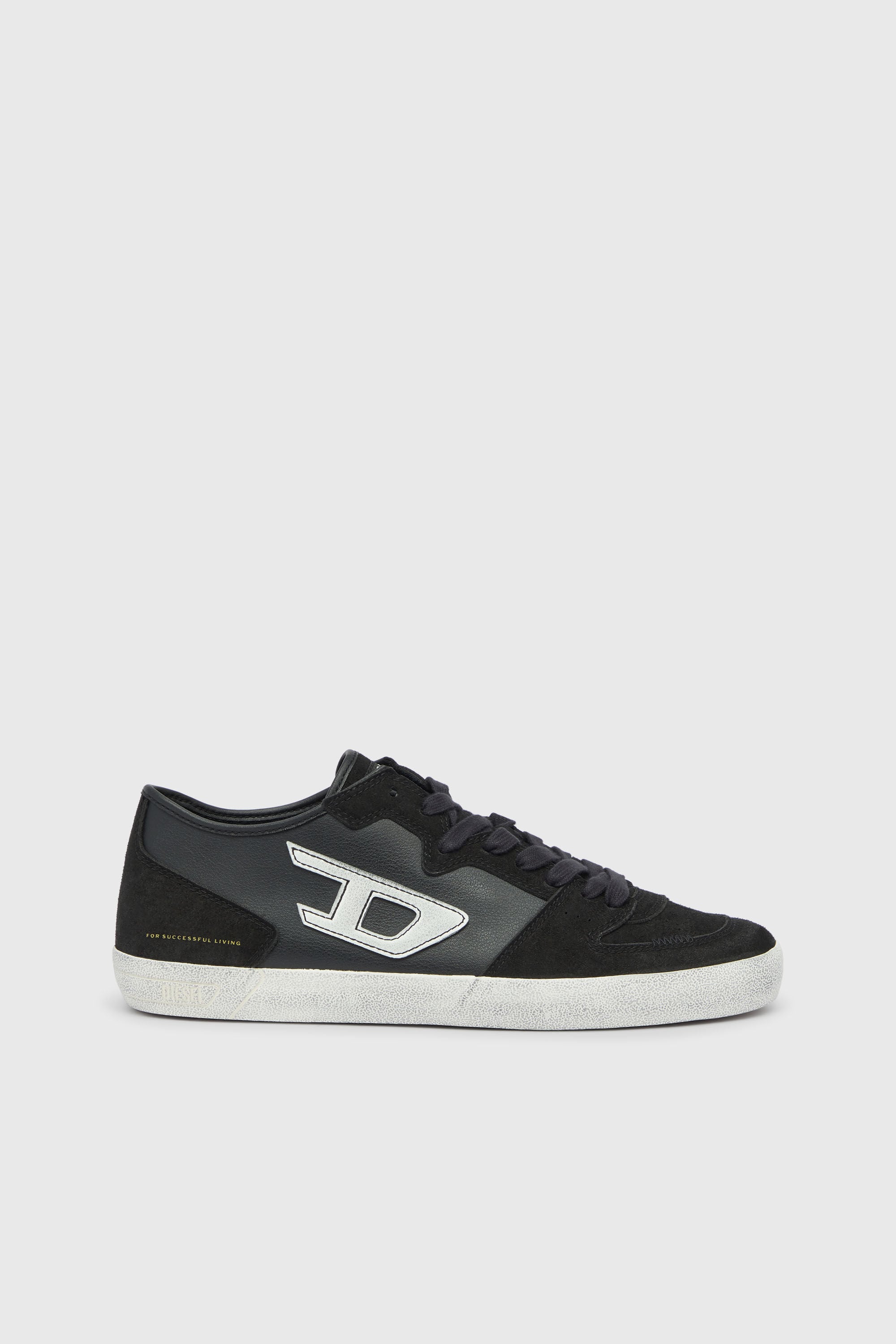 Diesel - S-LEROJI D-2 LOW, Man's S-Leroji-Panelled sneakers with D logo in null - 1