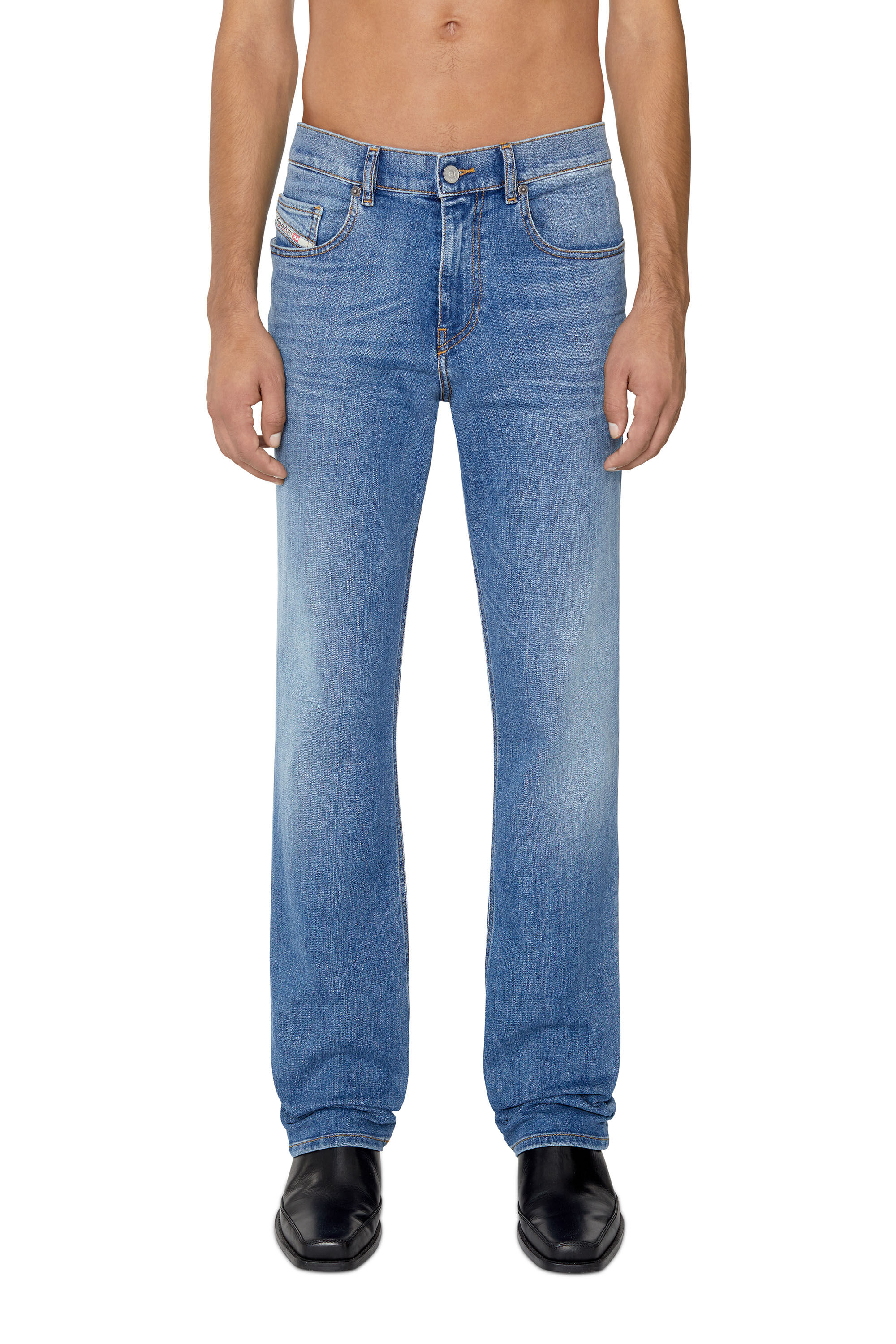 Diesel - 2021 D-Vocs 09D47 Bootcut Jeans, Medium blue - Image 3