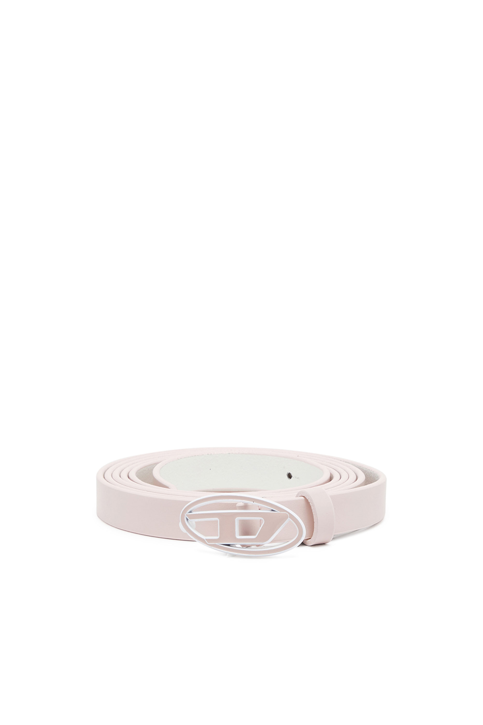 Diesel - B-1DR 15 DOUBLE, Woman Pastel leather double-wrap belt in Pink - Image 1