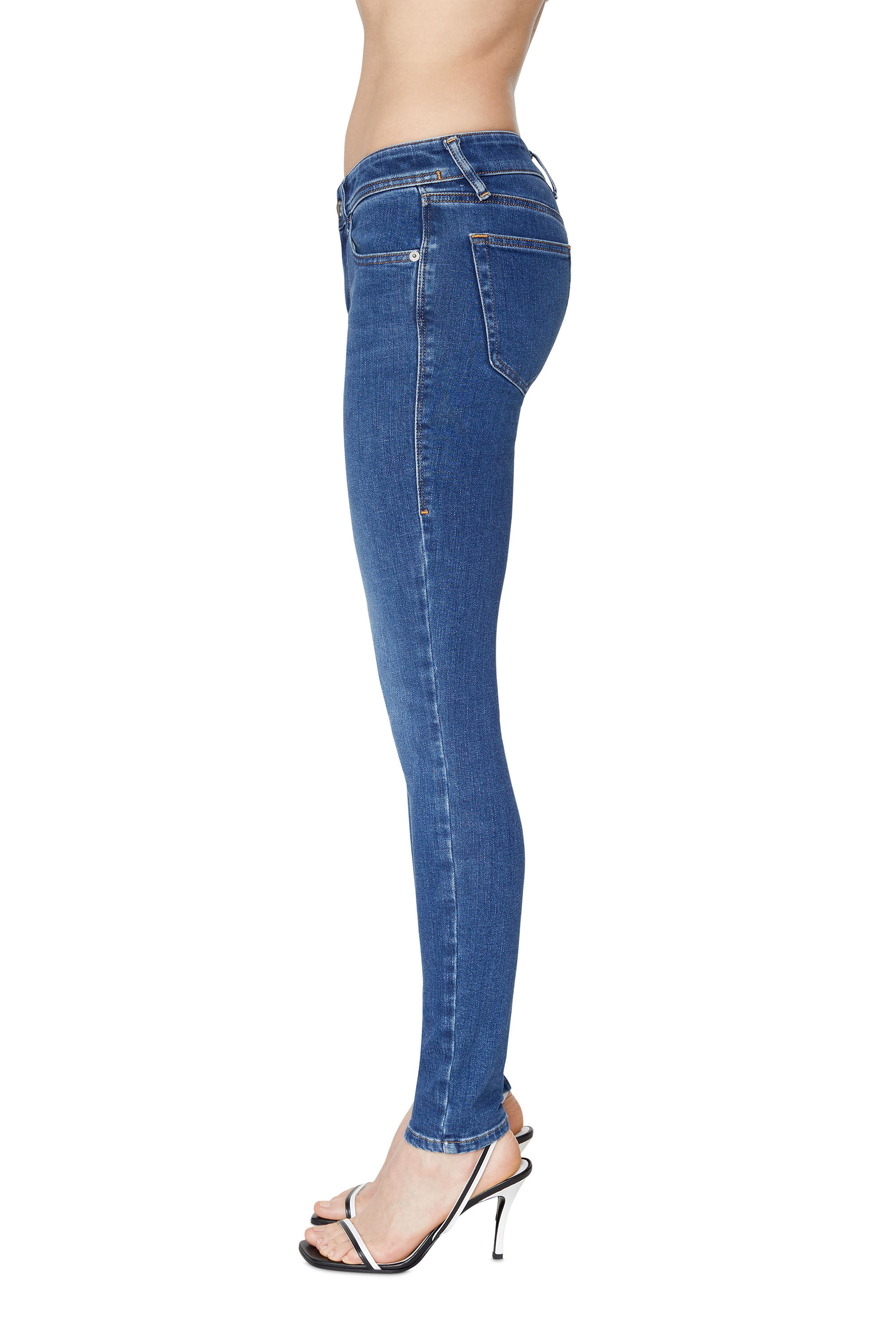 Diesel - Super skinny Jeans 2018 Slandy-Low 09C21, Medium blue - Image 5