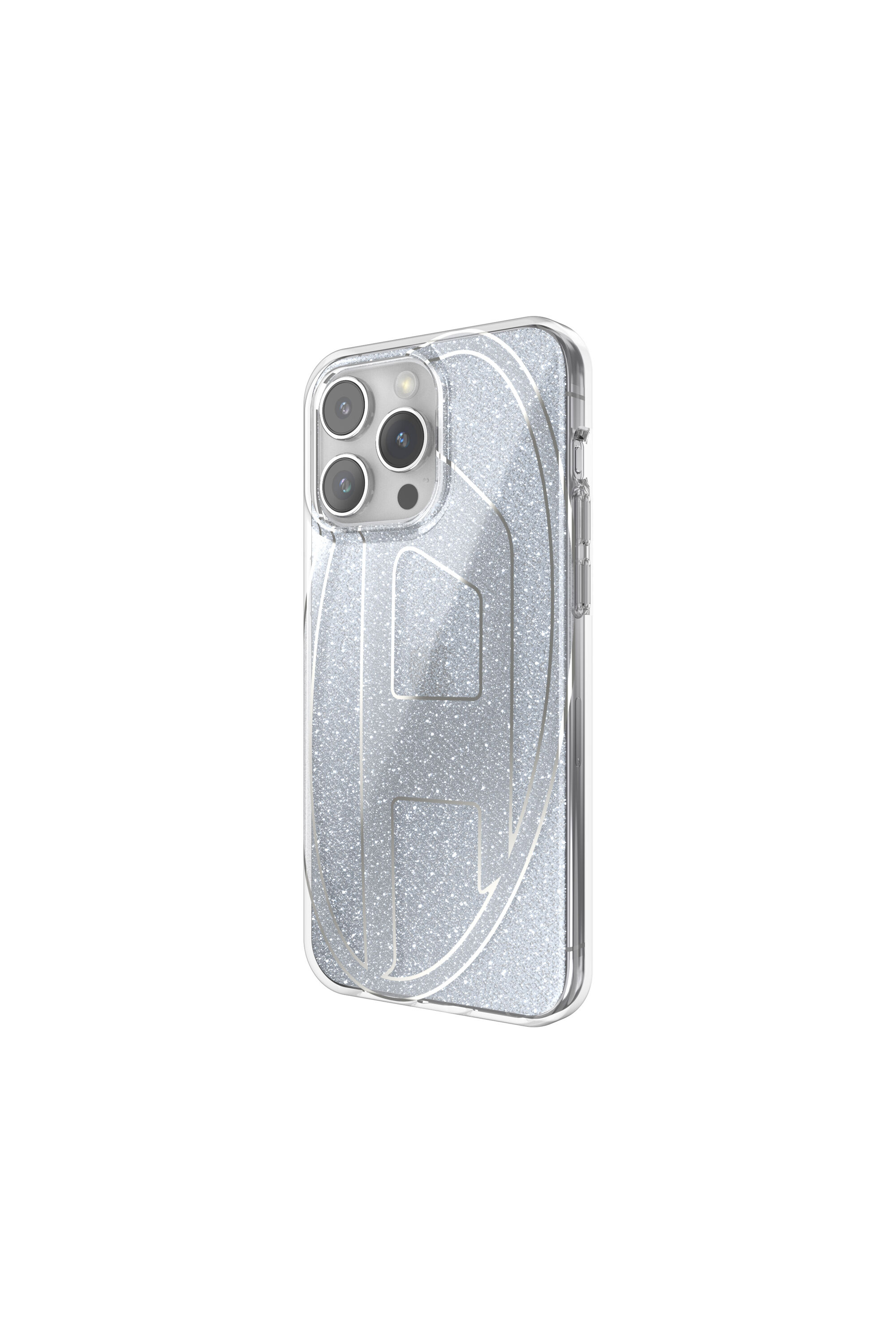 Diesel - 60033 AOP CASE, Unisex's Glitter Case for iP 15 Pro Max in Silver - 4
