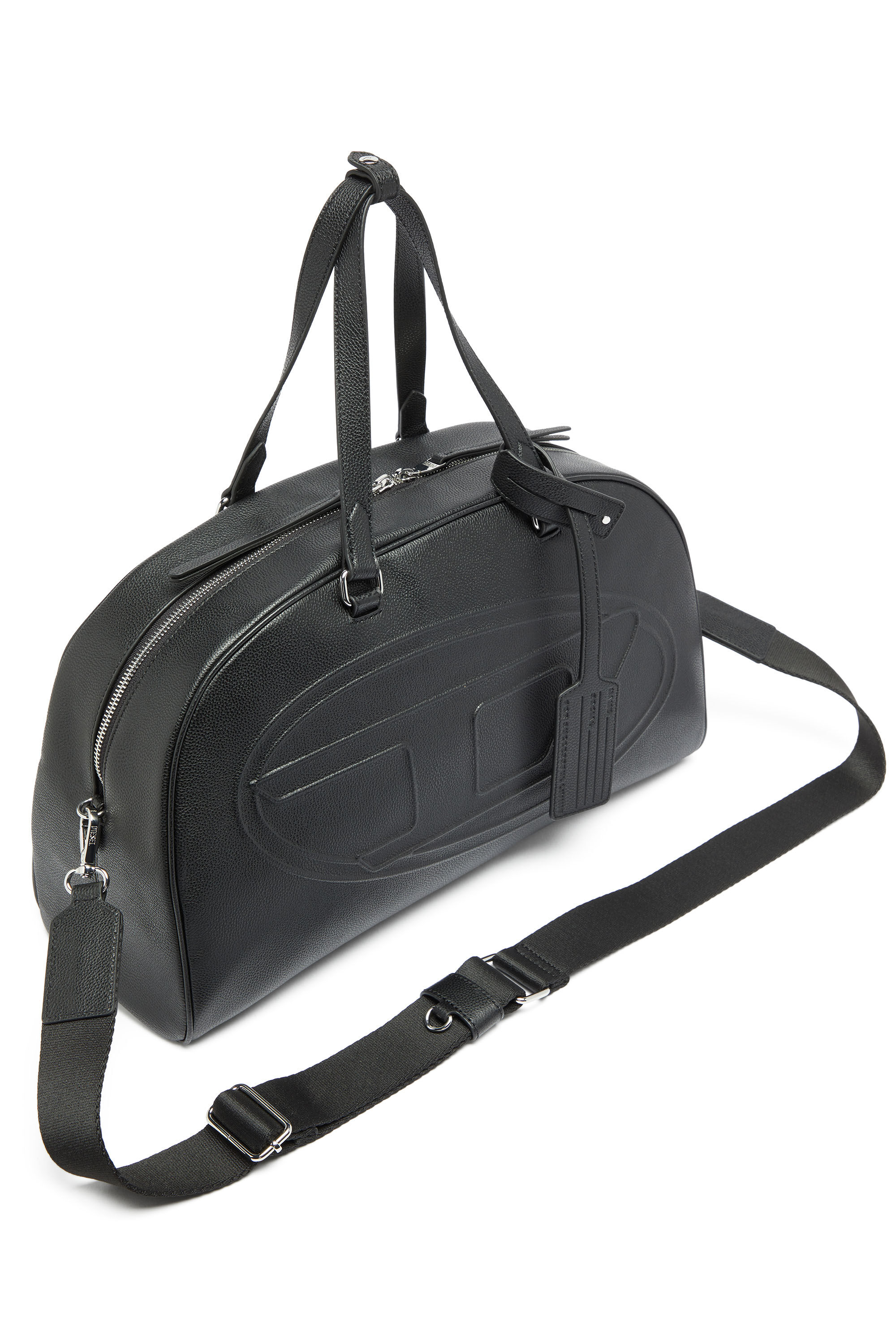 Diesel - 1DR DOME DUFFLE, Unisex's 1DR Dome - Leather travel bag with Oval D logo in null - 5