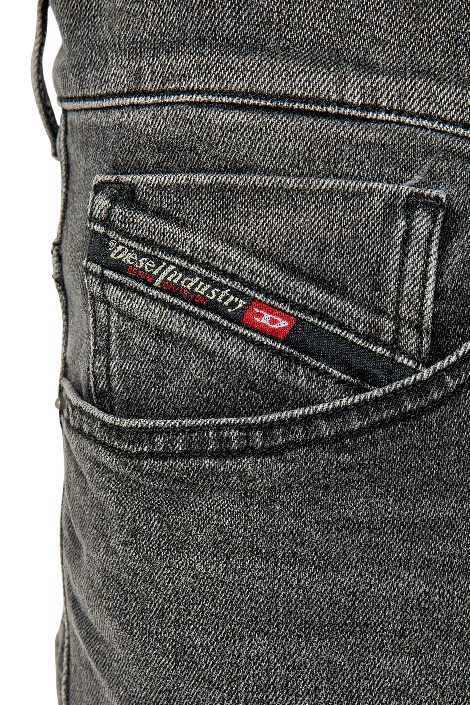 Diesel - 2006 D-Fining 09E94 Tapered Jeans, Grey - Image 5