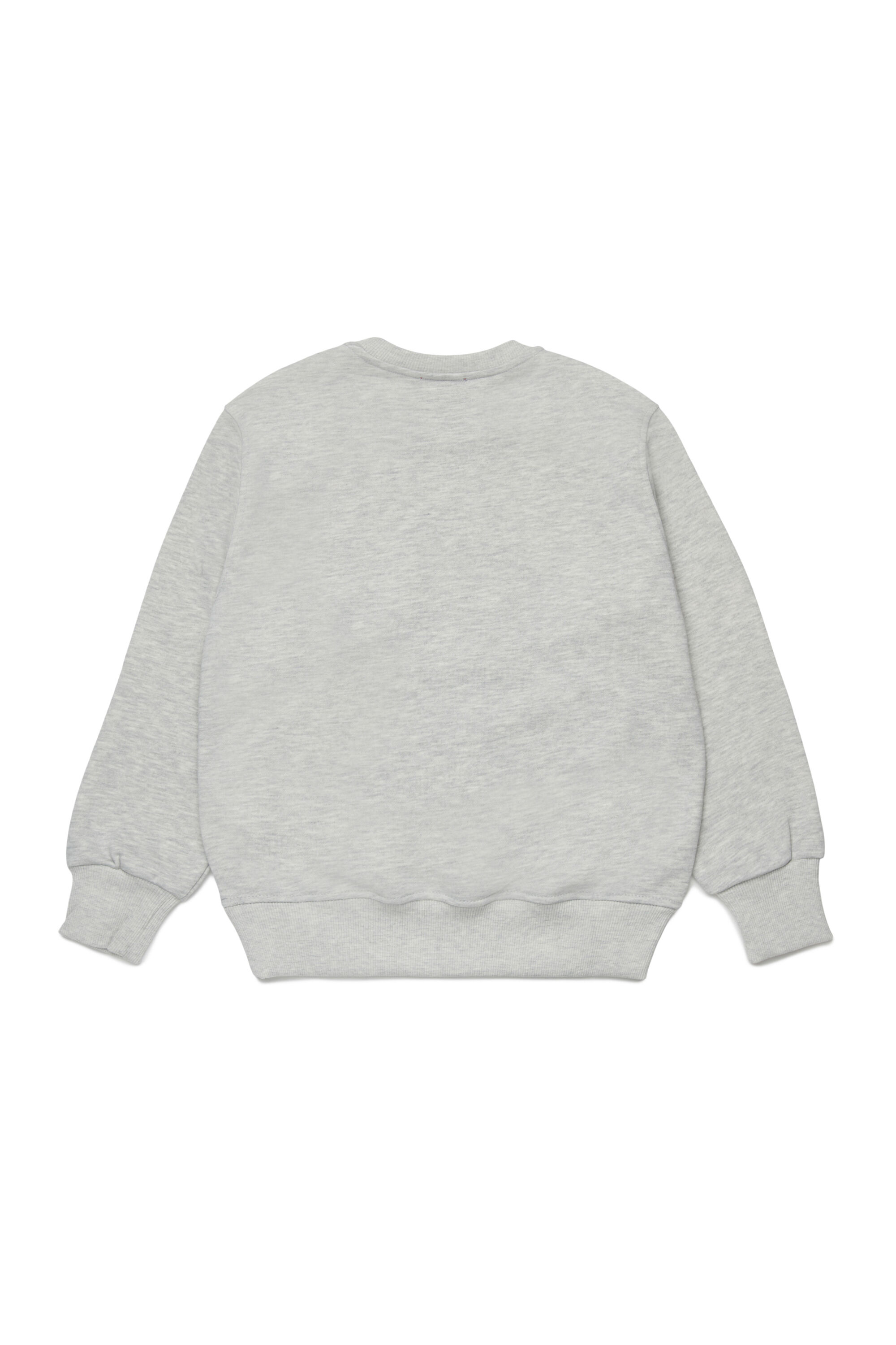 Diesel - SDROPS OVER, Man's Cotton sweatshirt with logo in Grey - 2