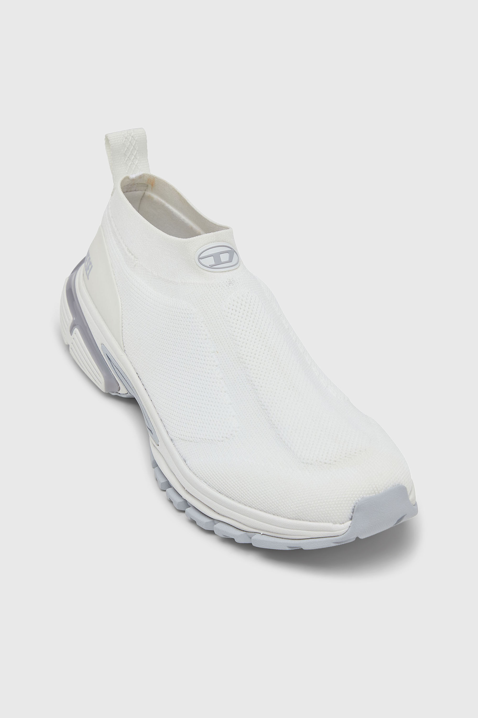 Diesel - S-PRO-V-DENSE-SOCKS, Man's Pro-V-Dense-Slip-on knit sock sneakers in White - 6