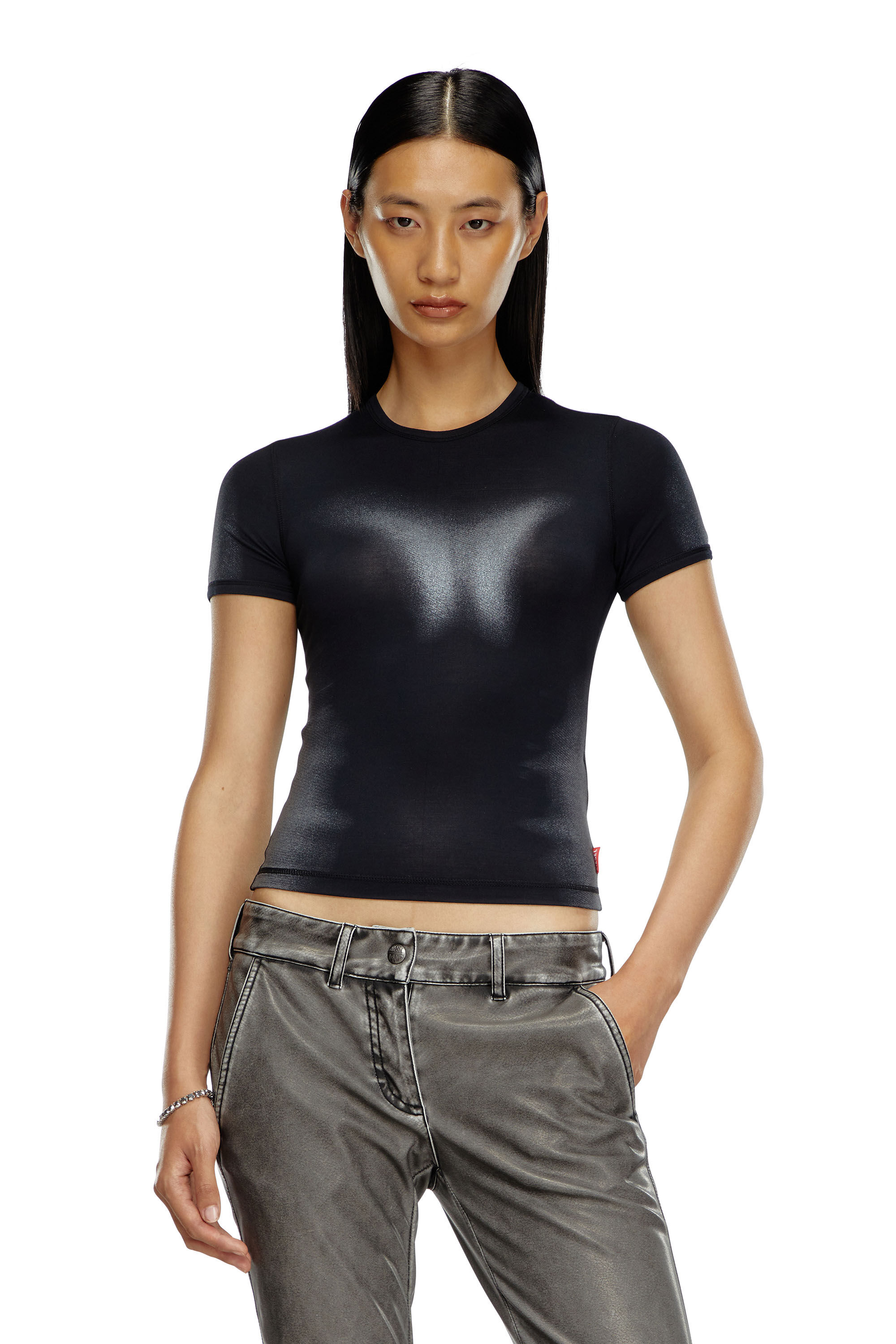 Diesel - T-ANESSA, Black - Image 3