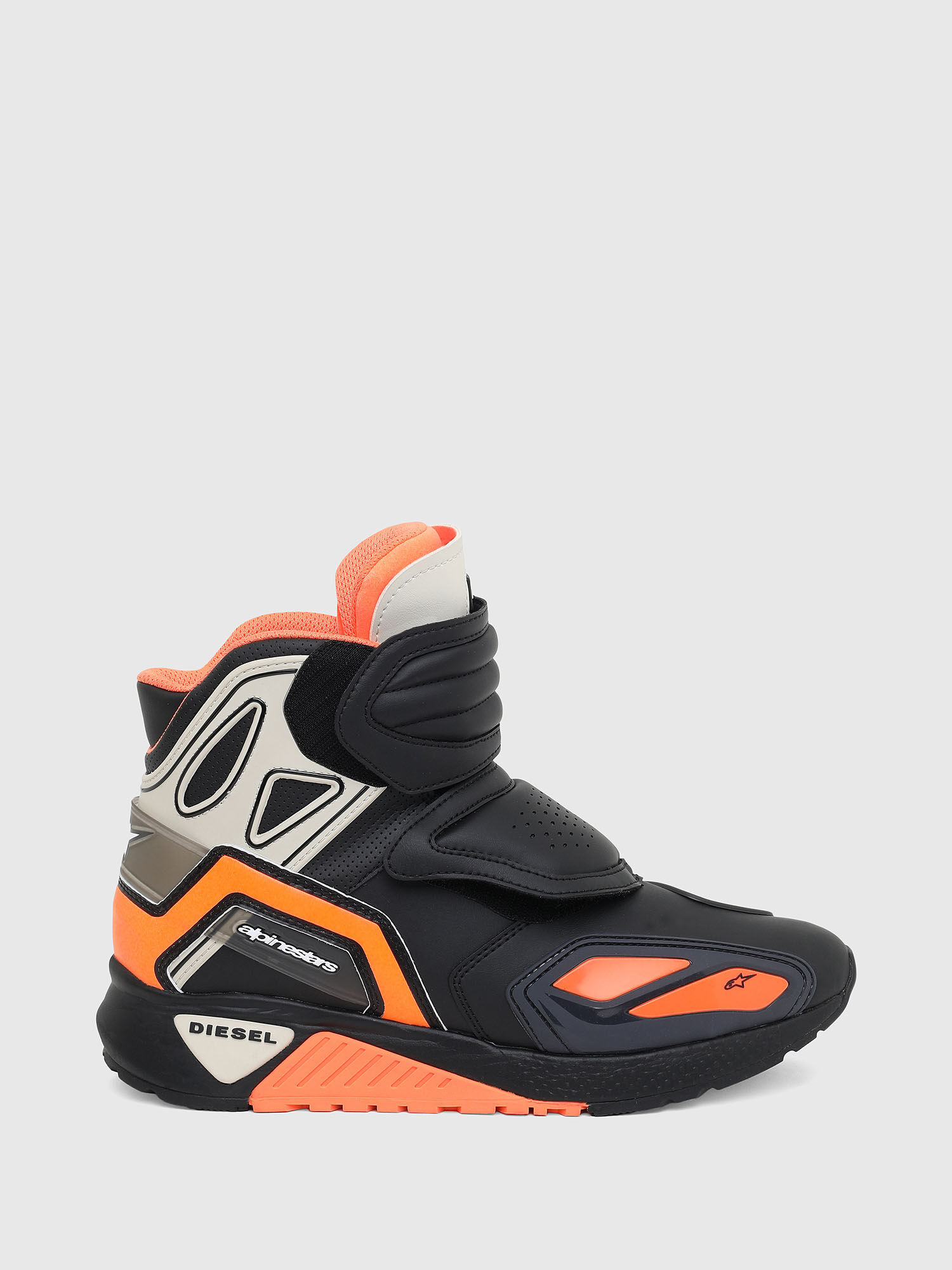 diesel black high top sneakers