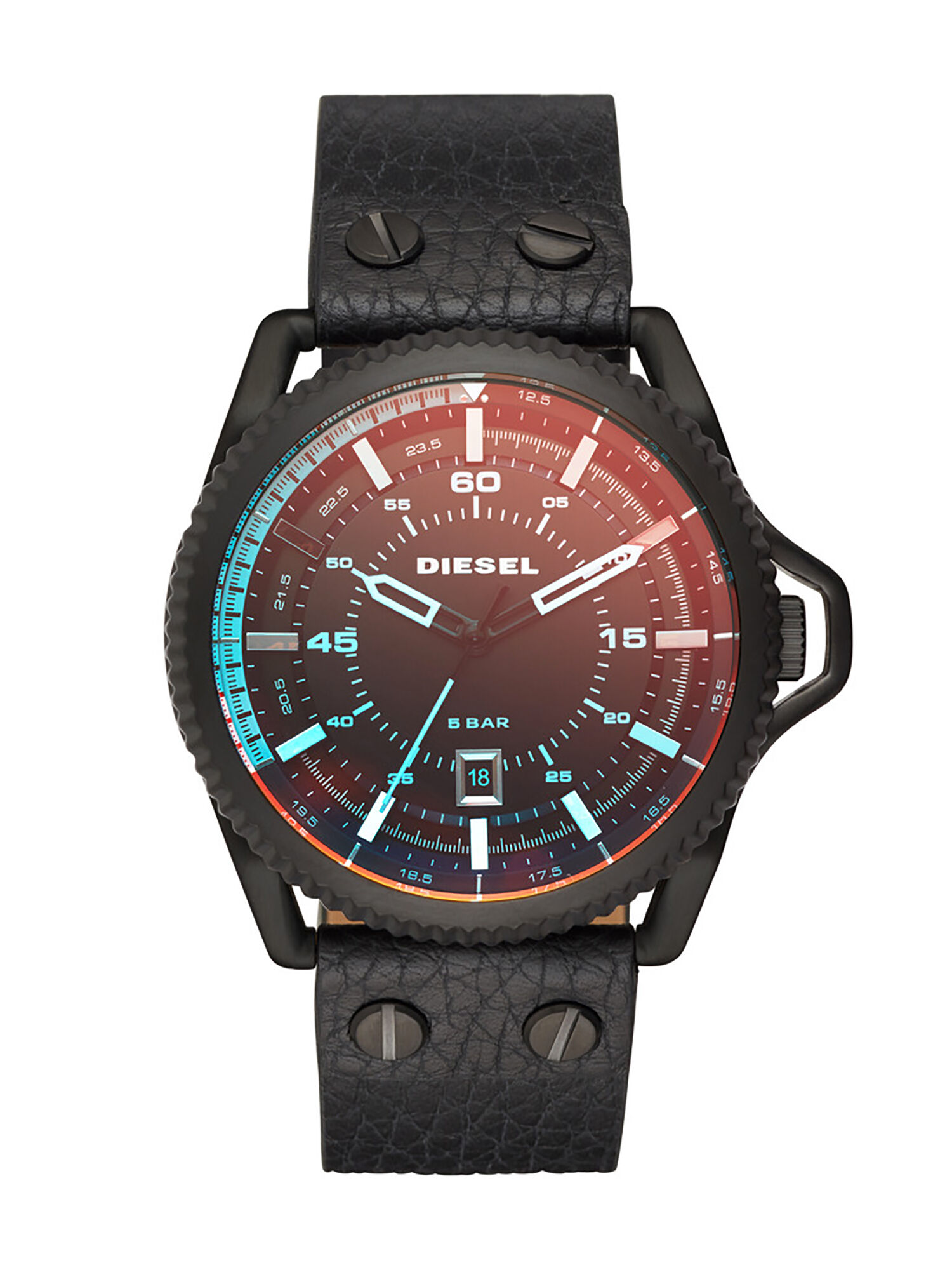 DZ1793 Man: Multi-colored crystal watch, 46 mm | Diesel