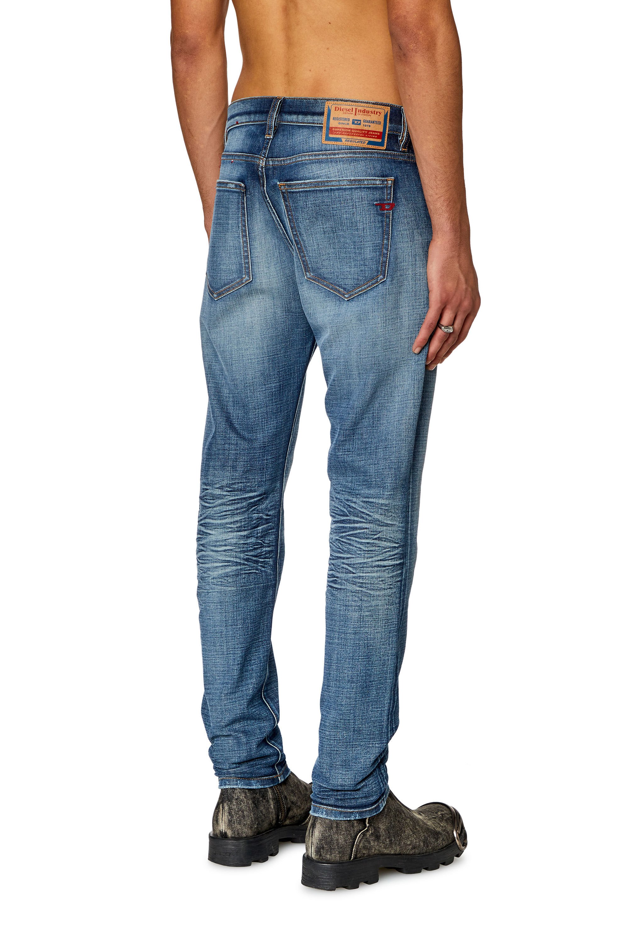 Diesel - Slim Jeans 2019 D-Strukt 0DQAE, Medium blue - Image 4