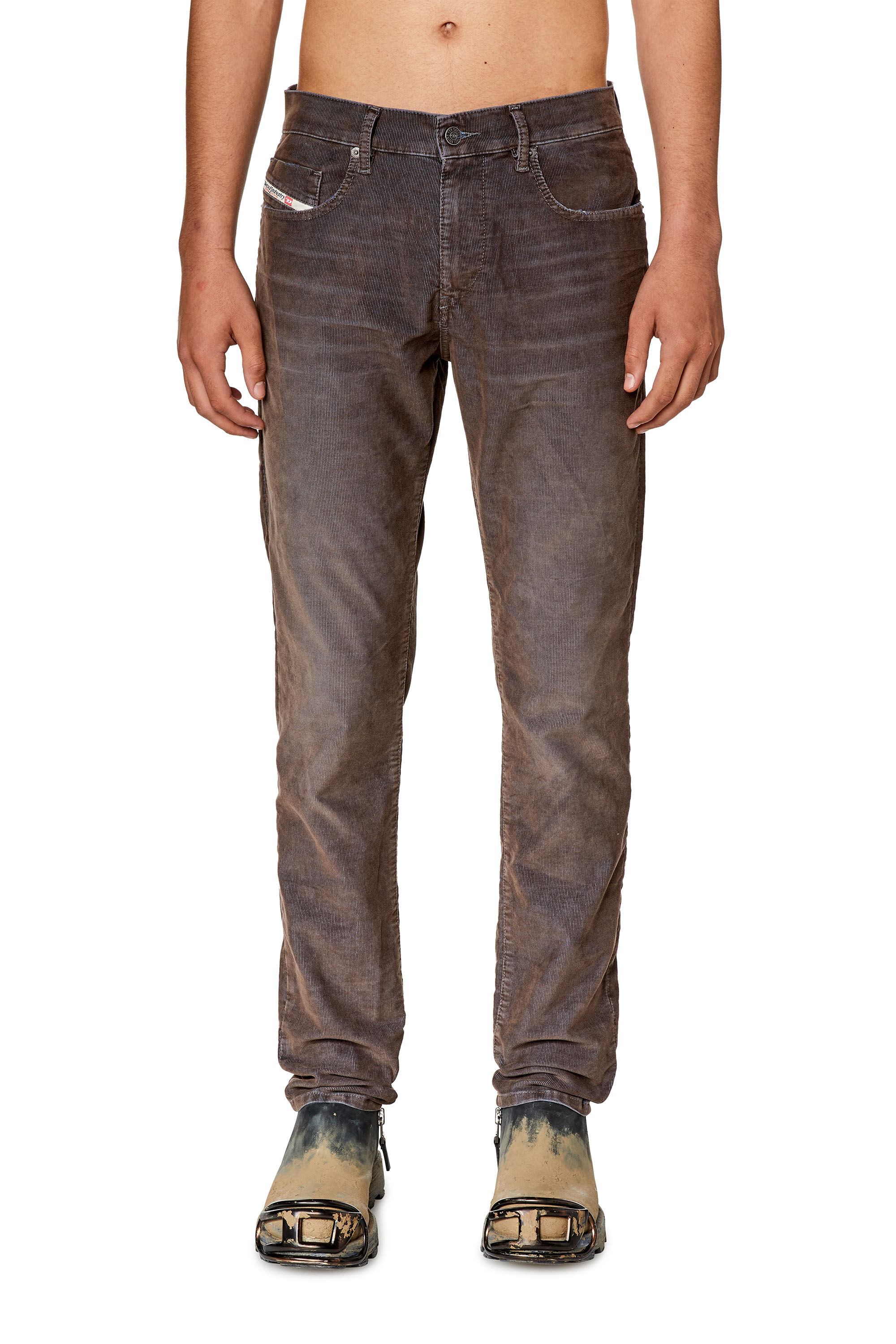 Diesel - Slim Jeans 2019 D-Strukt 003GJ, Black/Dark grey - Image 3