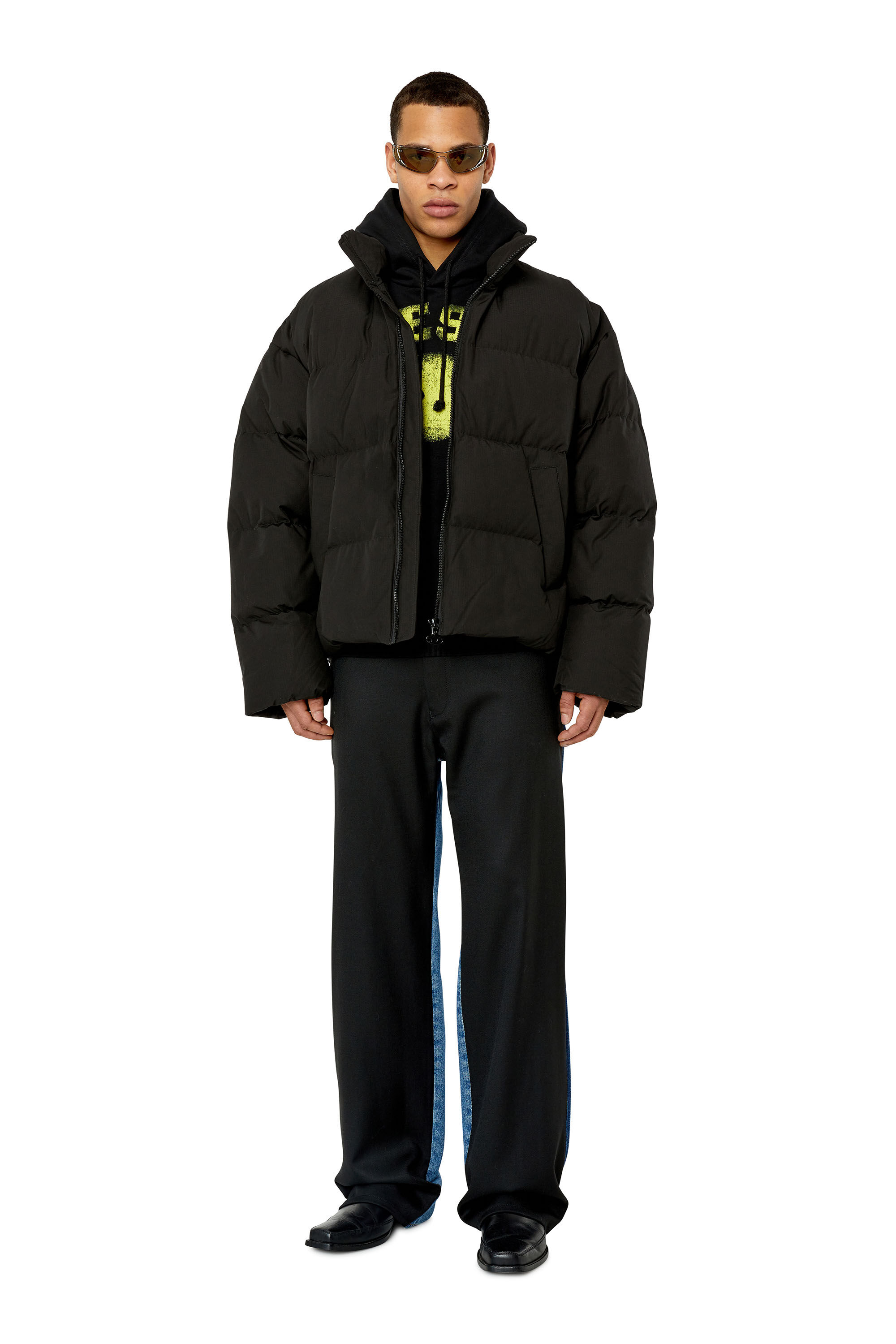 Diesel - W-OVAL, Black - Image 1