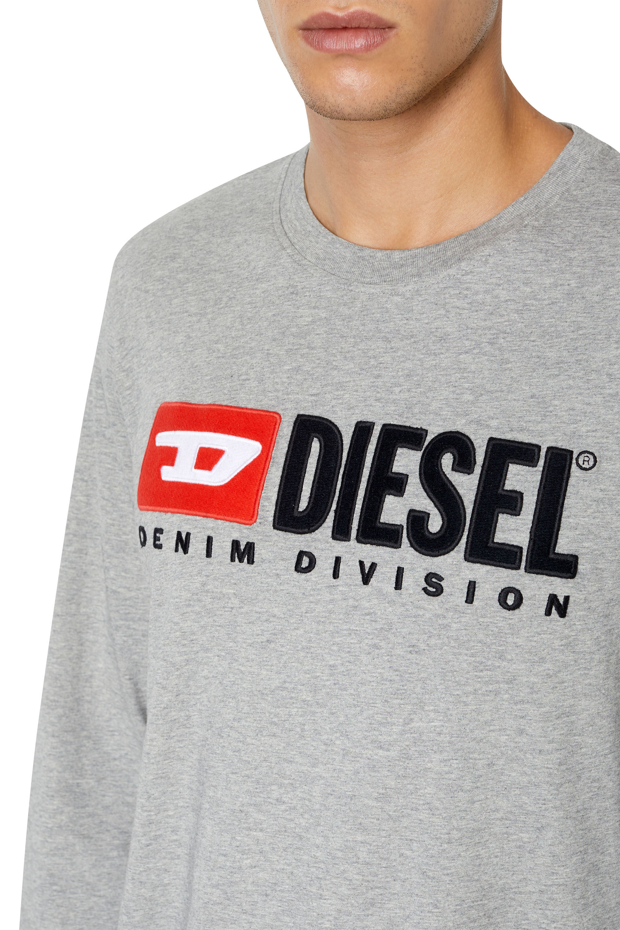 Diesel - T-JUST-LS-DIV, Grey - Image 6