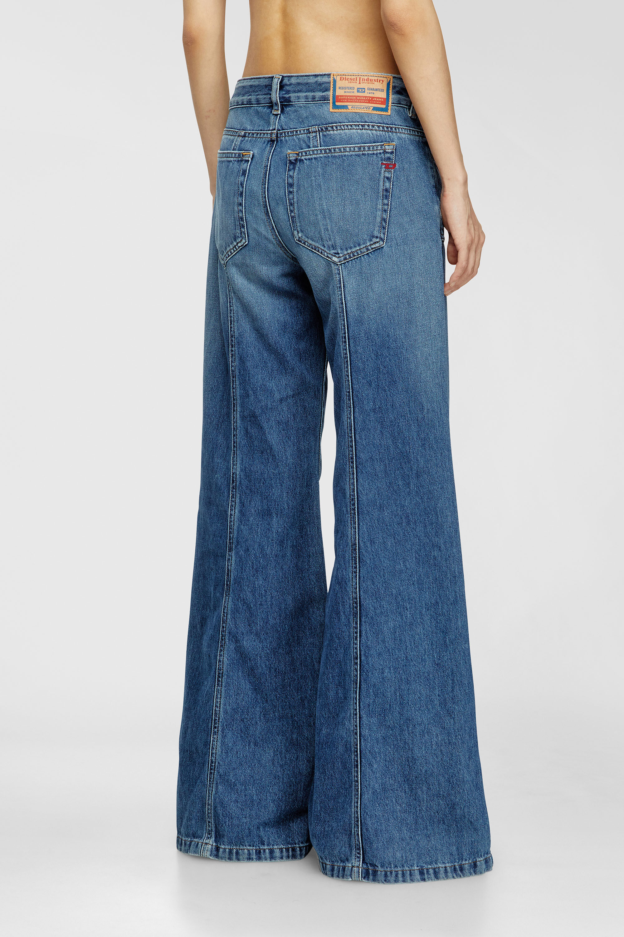 Diesel - Woman's Flare Jeans D-Akii 09M56, Medium blue - 3