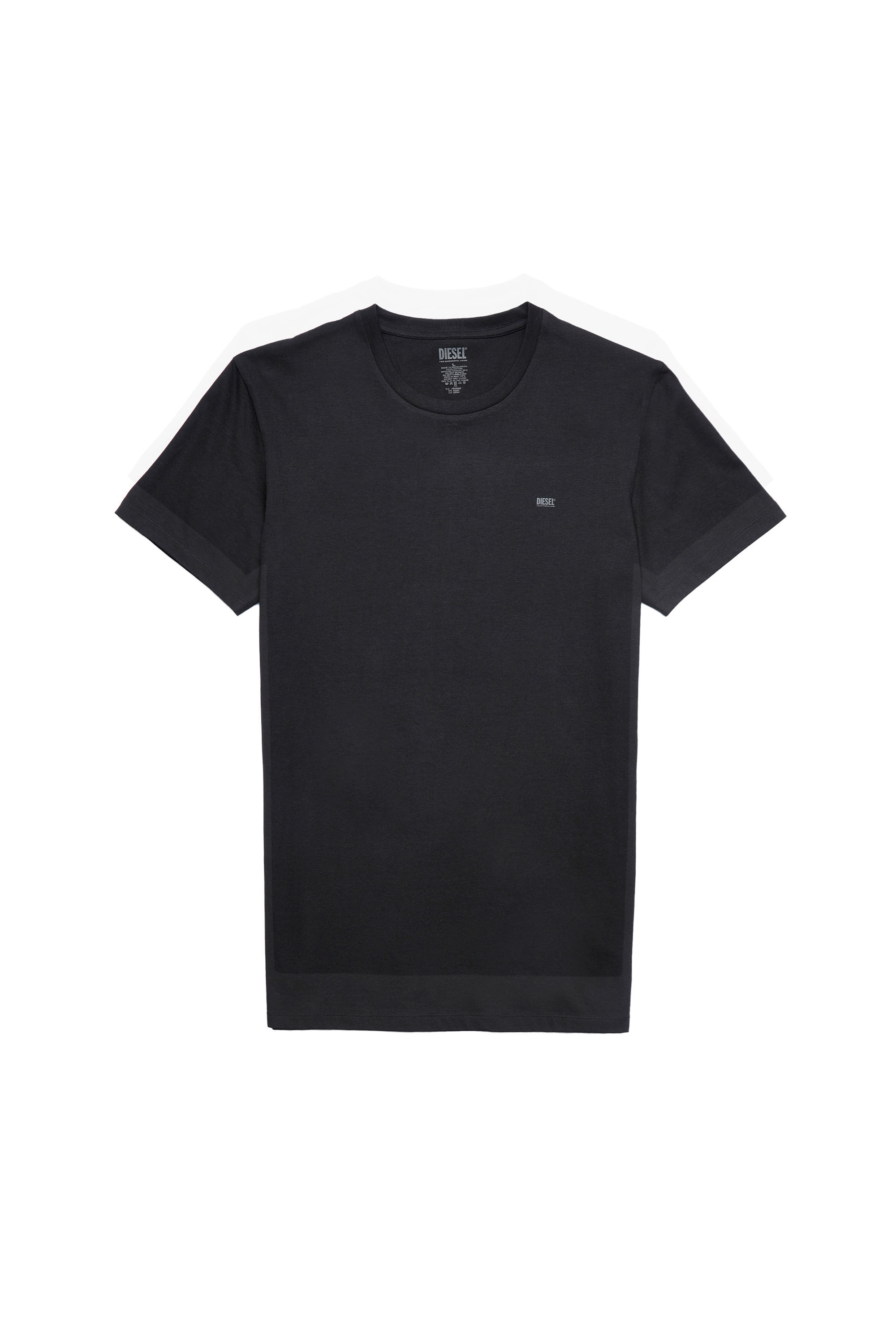 Diesel - UMTEE-RANDAL-TUBE-TWOPACK, Black/Grey - Image 2