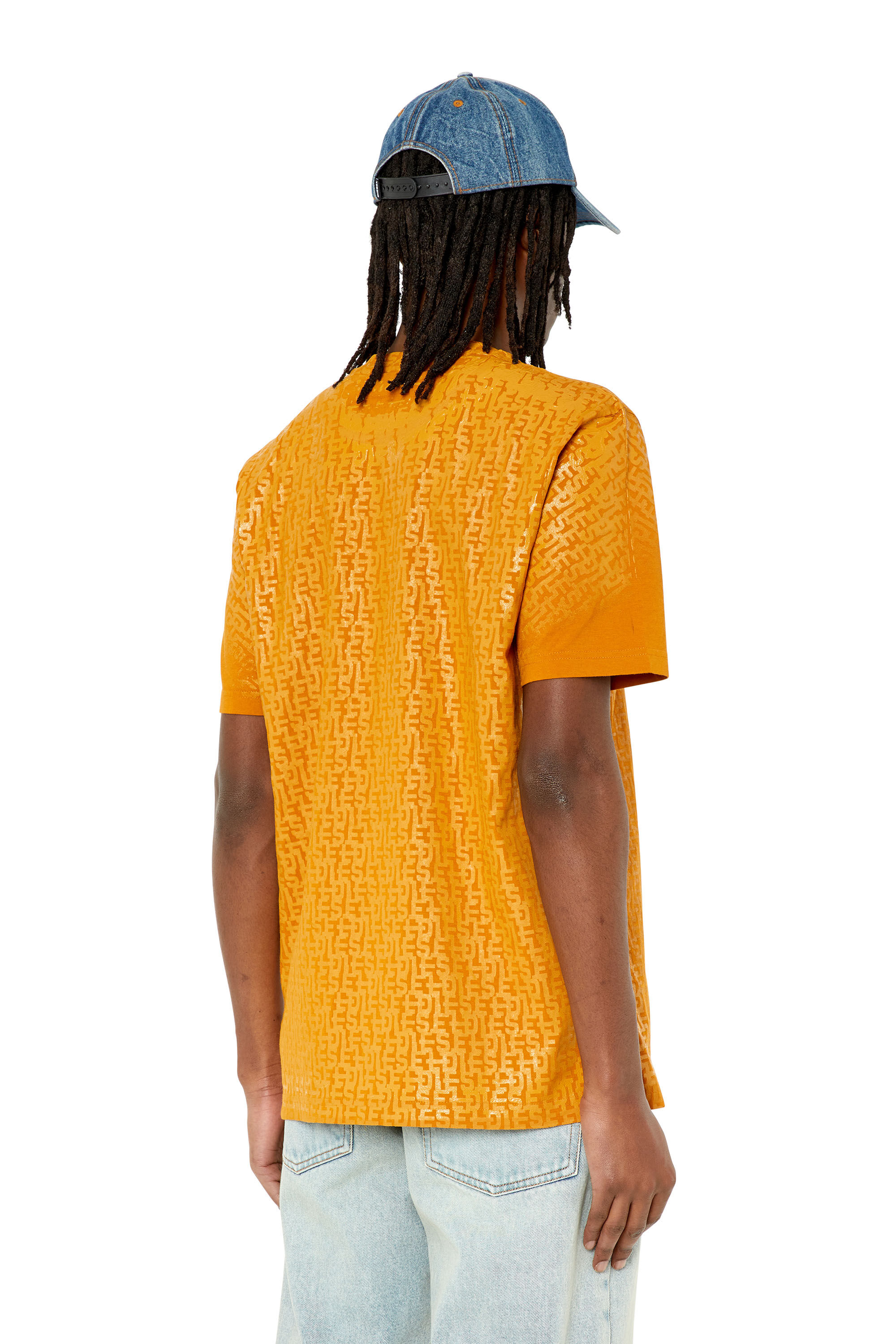 Diesel - T-JUST-MONO, Orange - Image 4