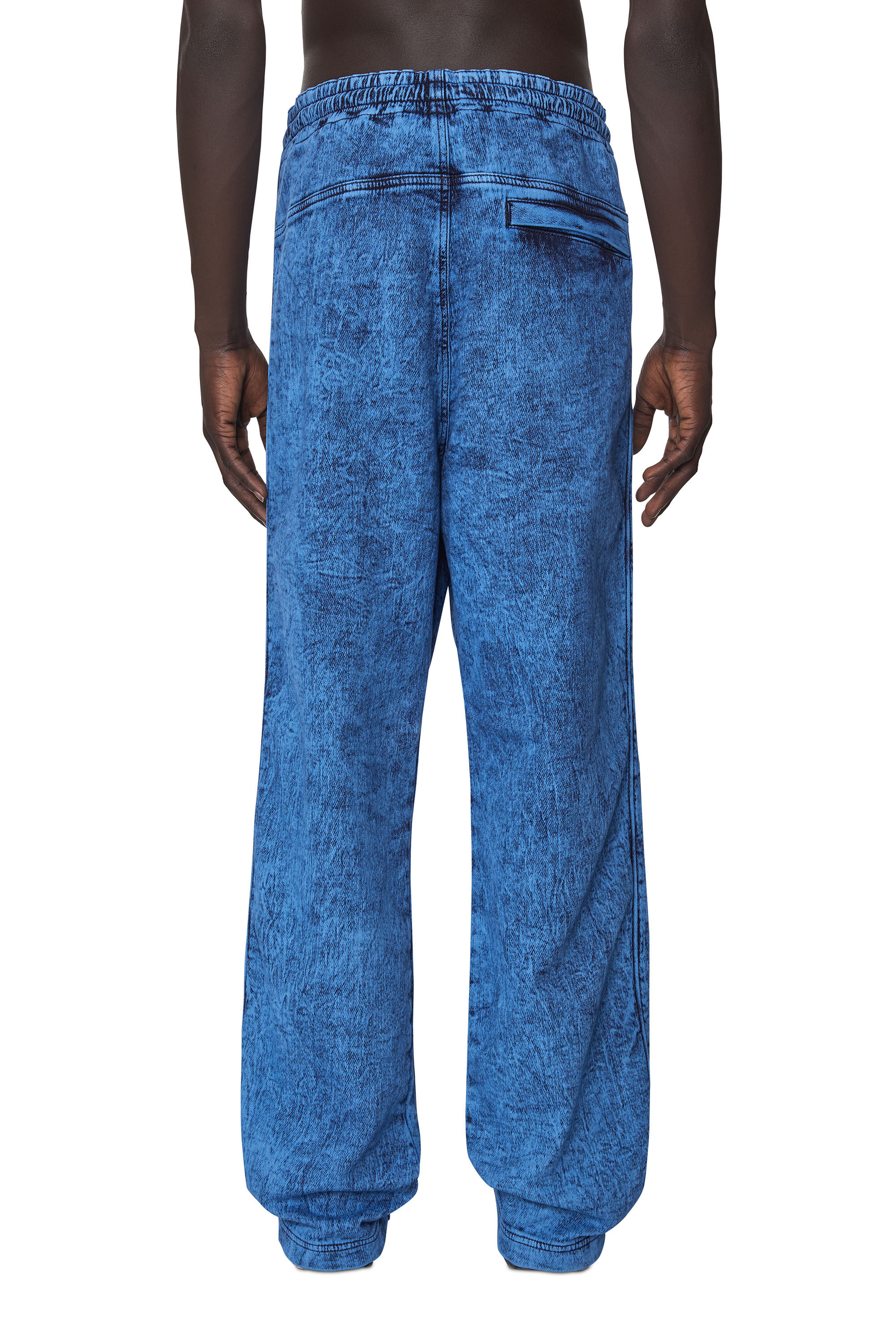 Diesel - D-Martians Track Denim 09D16 Straight, Blue - Image 4