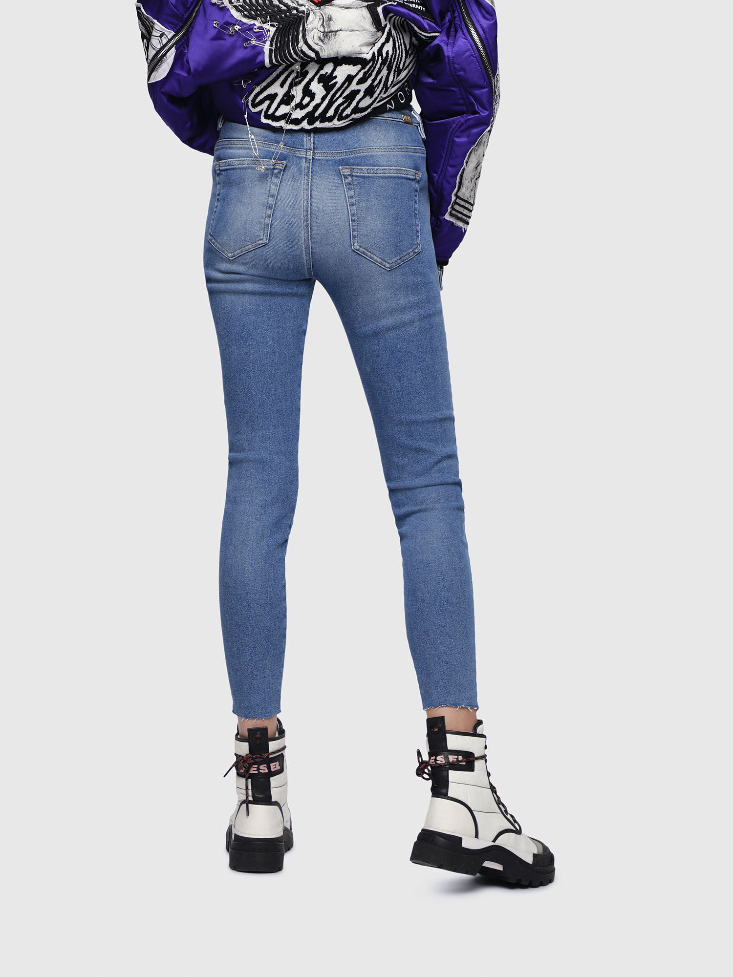 diesel high waist skinny jeans