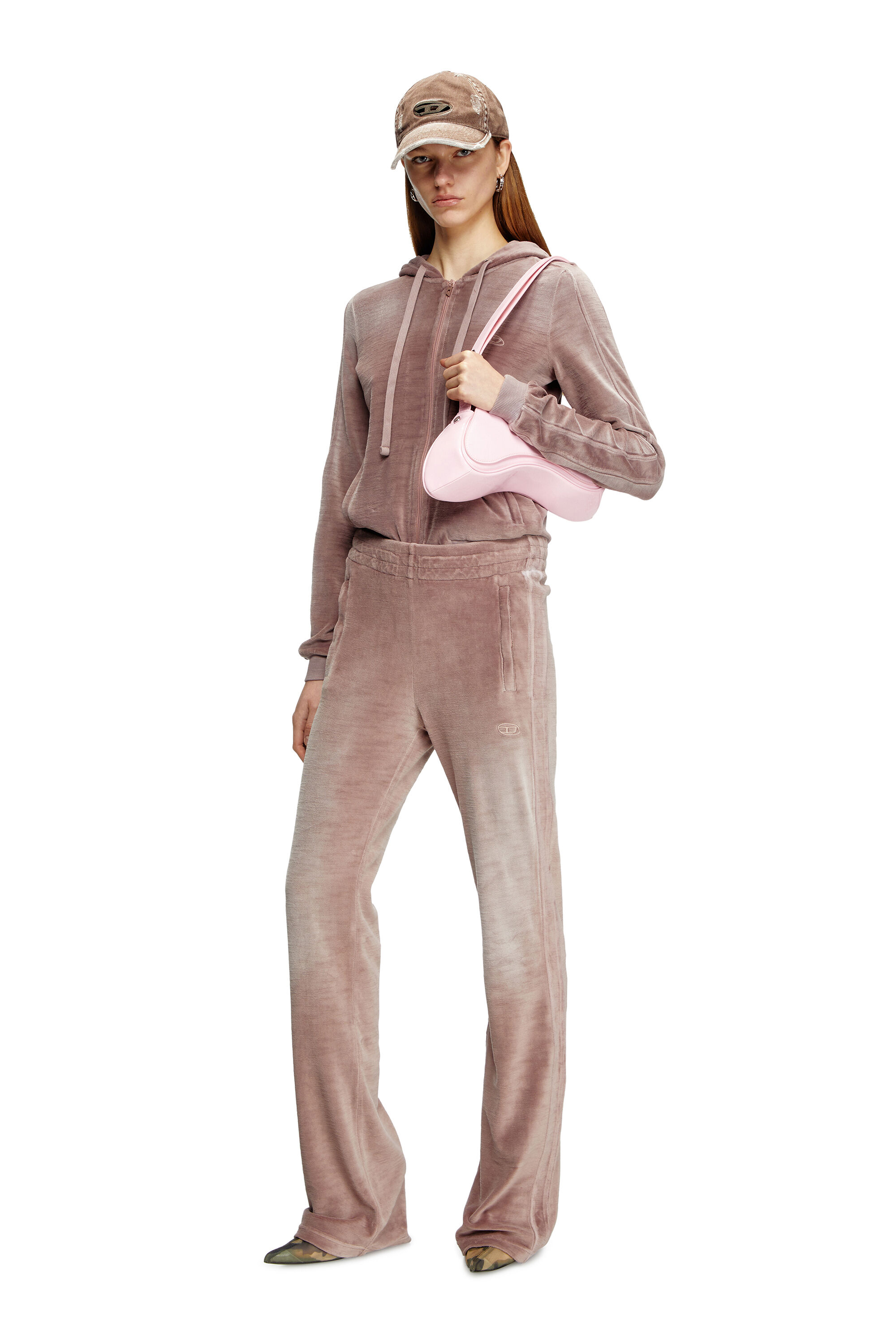 (関税、送料込) Diesel Shoulder Bag X10221P6255T4192 DIESEL: Play patent shoulder bag - Pink | Diesel shoulder