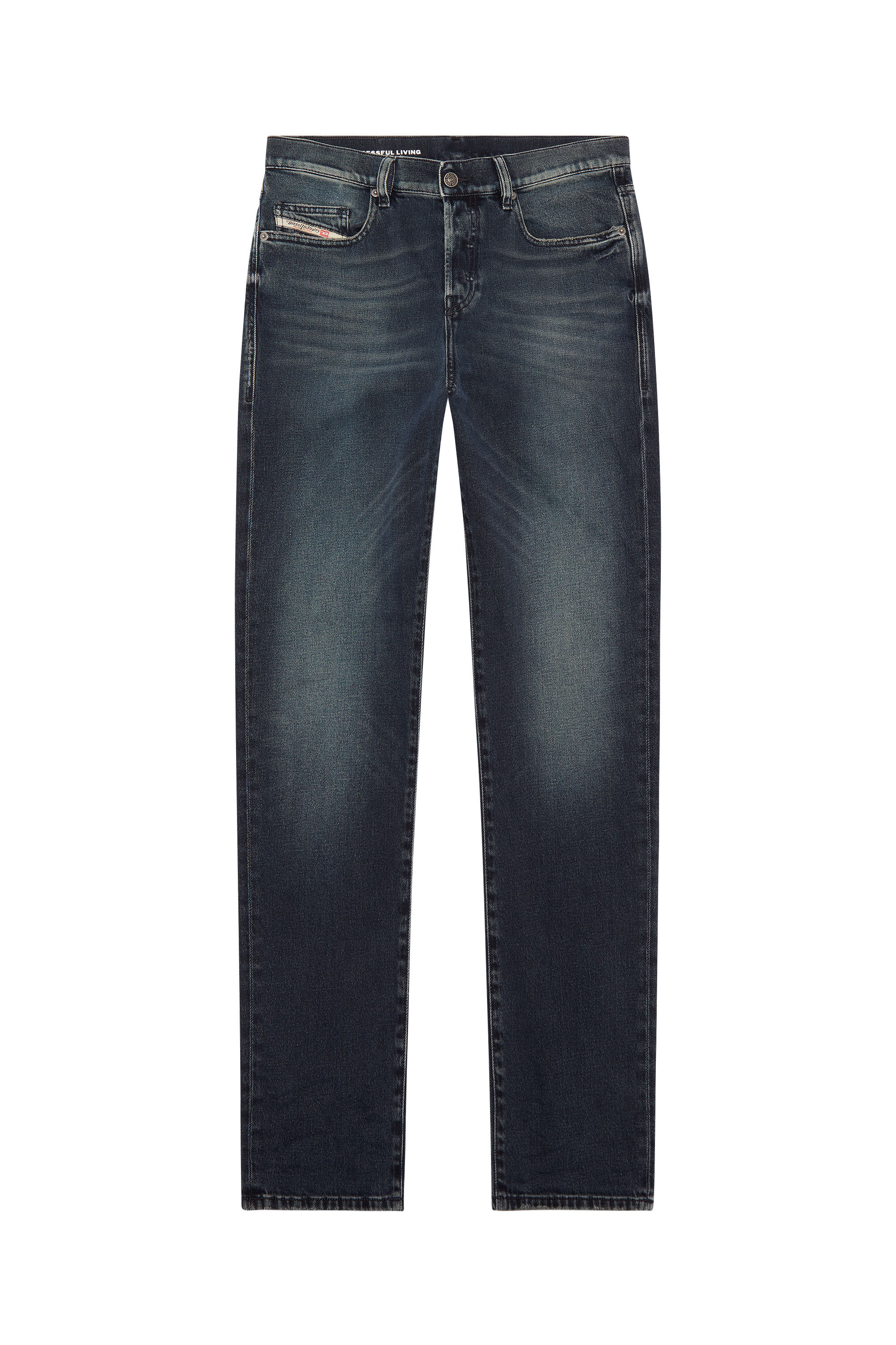 Diesel - Straight Jeans 2020 D-Viker 09G40, Dark Blue - Image 2