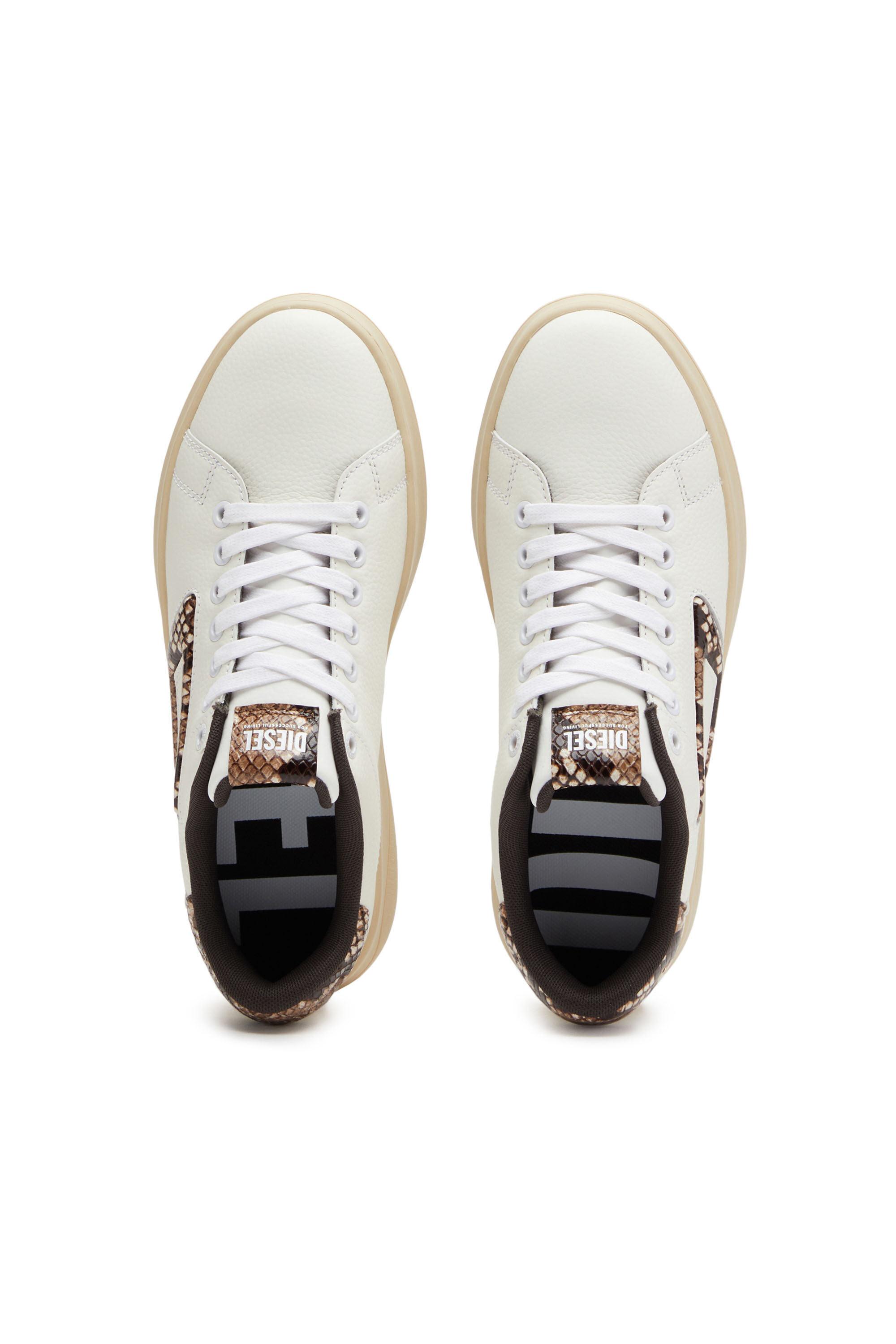 Diesel - S-ATHENE LOW W, White/Brown - Image 4