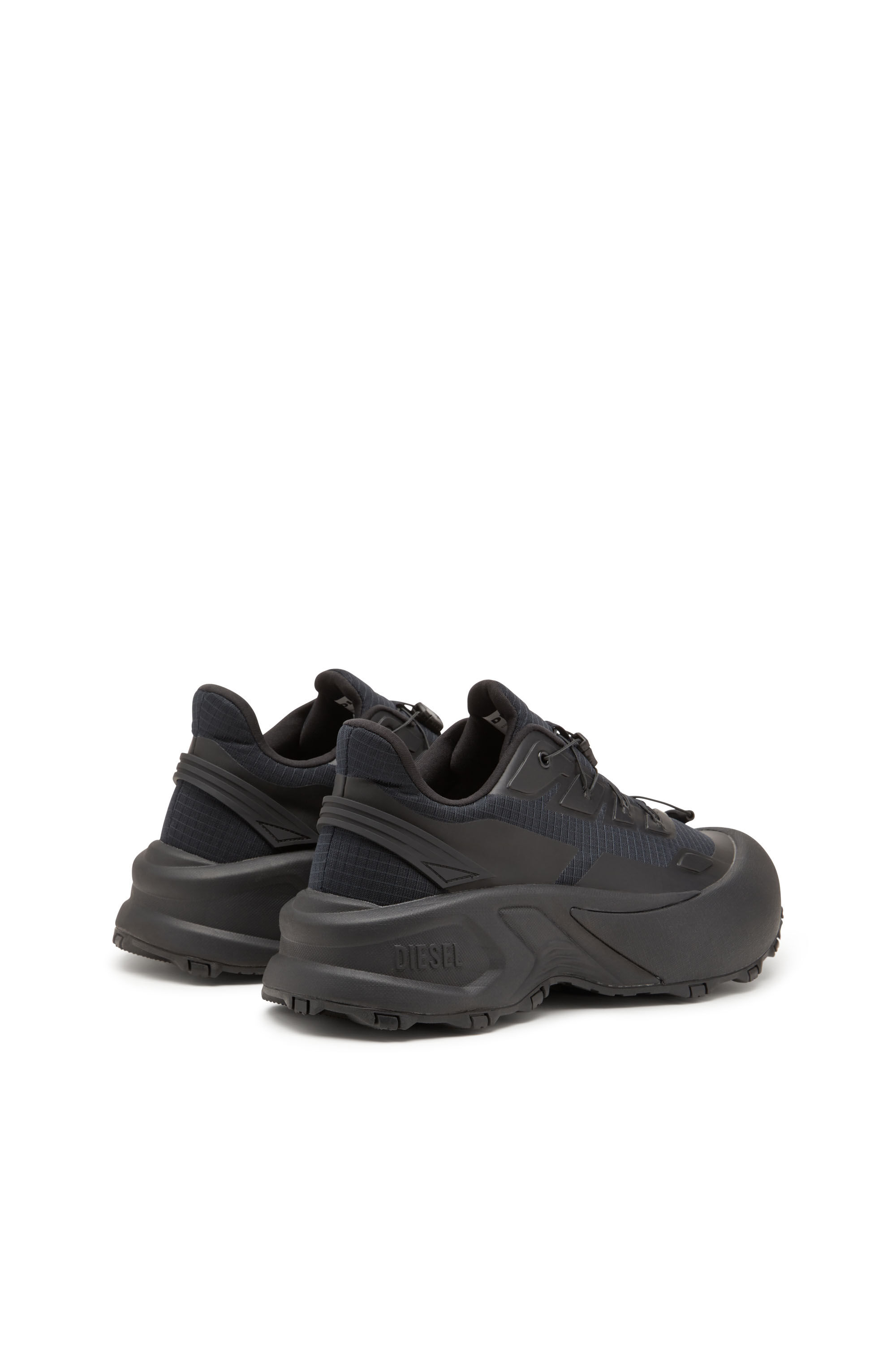 Diesel black trainers sales