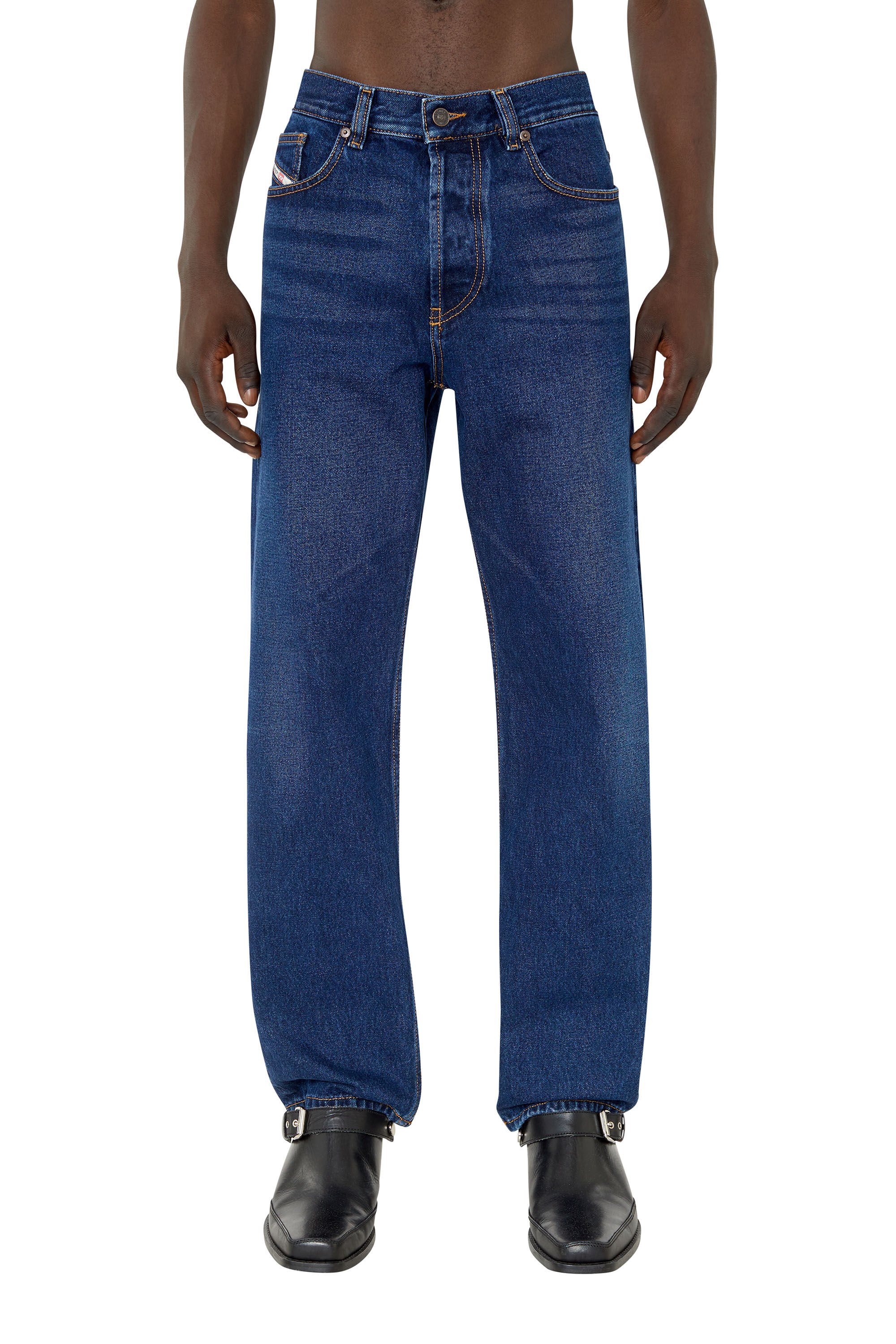 Diesel - 2010 D-Macs 007E6 Straight Jeans, Dark Blue - Image 3