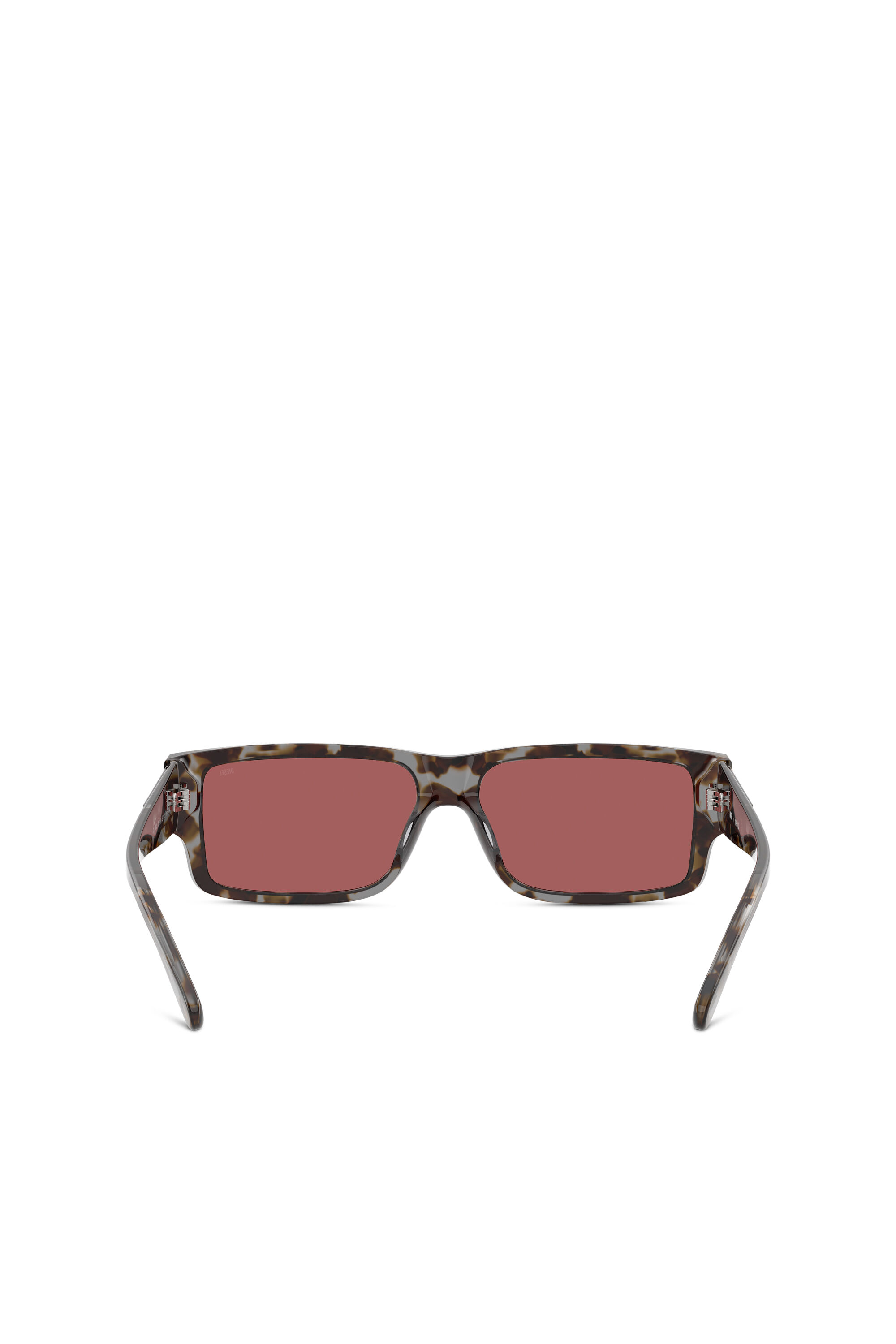 Diesel - 0DL2003, Man's Rectangle sunglasses in Red - 3