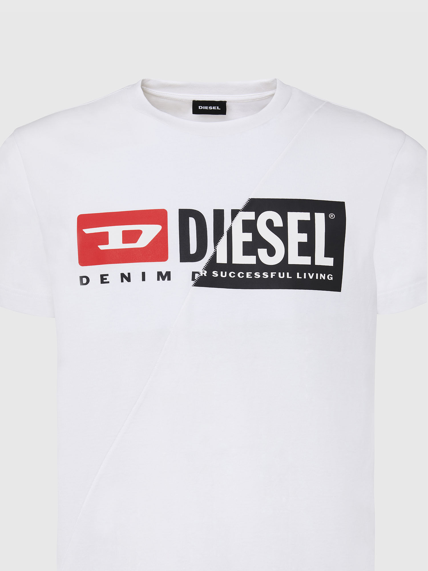 T DIEGO CUTY Man T shirt with dual logo print Diesel