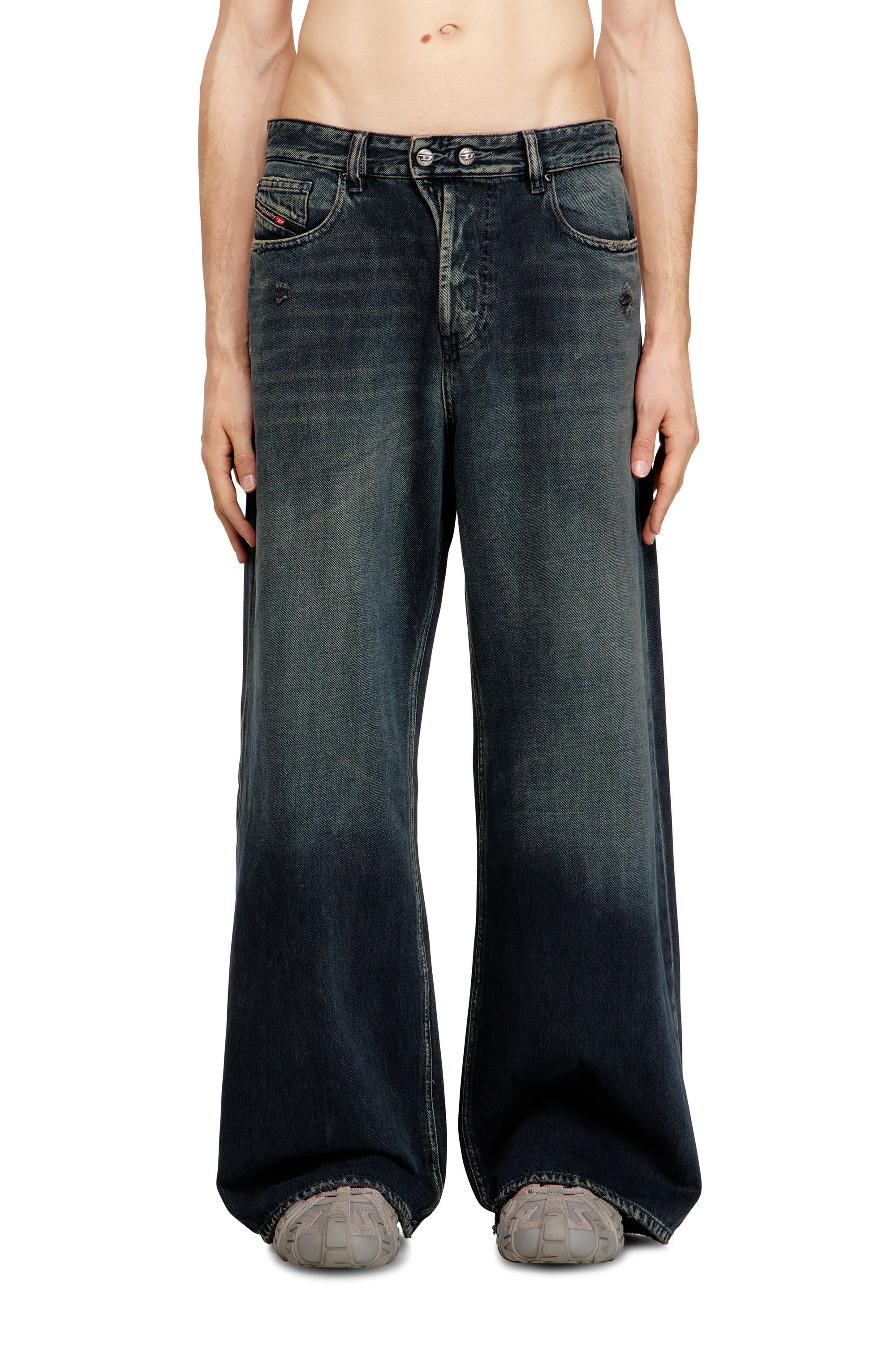 Diesel - Unisex's Relaxed Jeans 1996 D-Sire 09N67, Dark Blue - 4